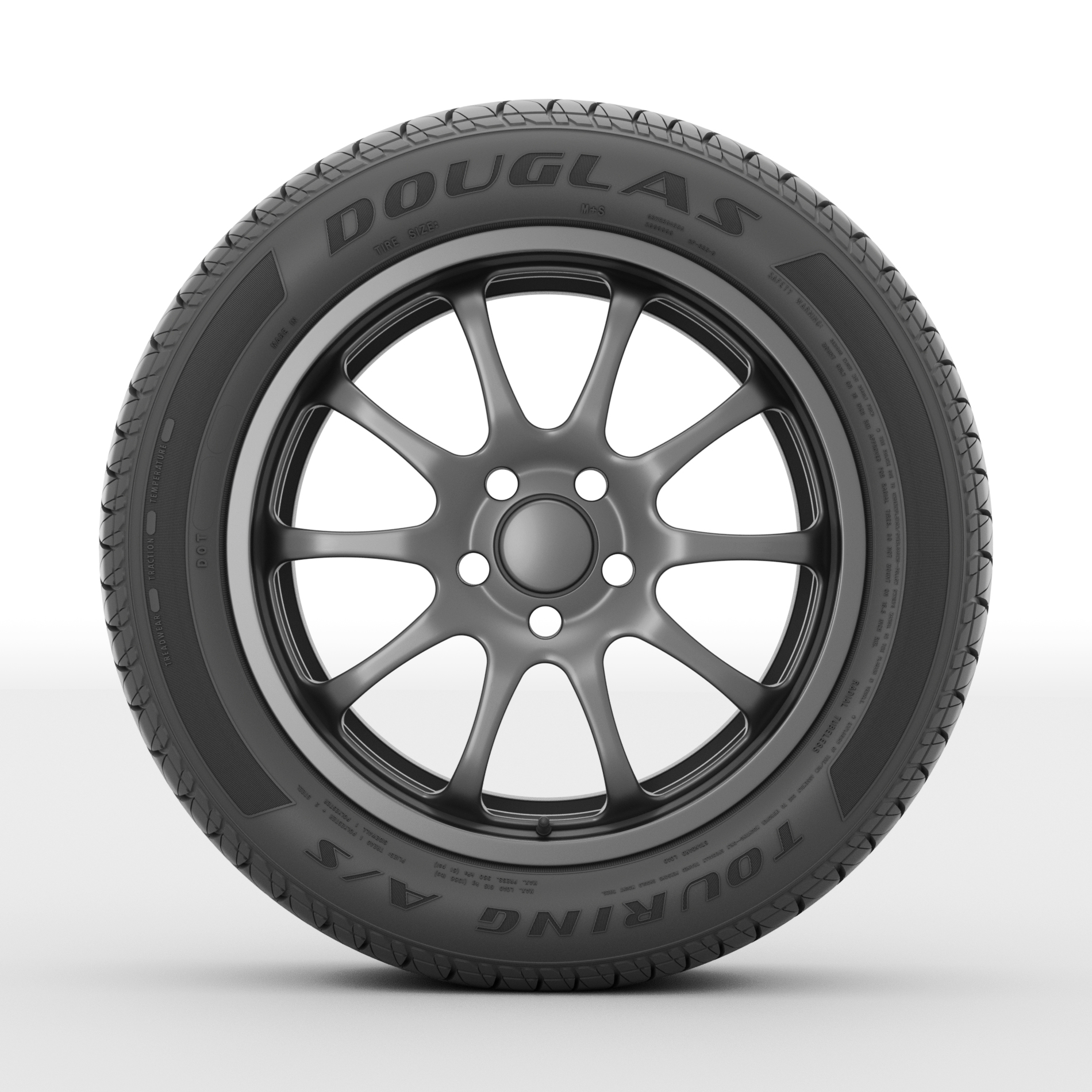 Douglas Touring A/S 225/45R18 95W All-Season Tire 