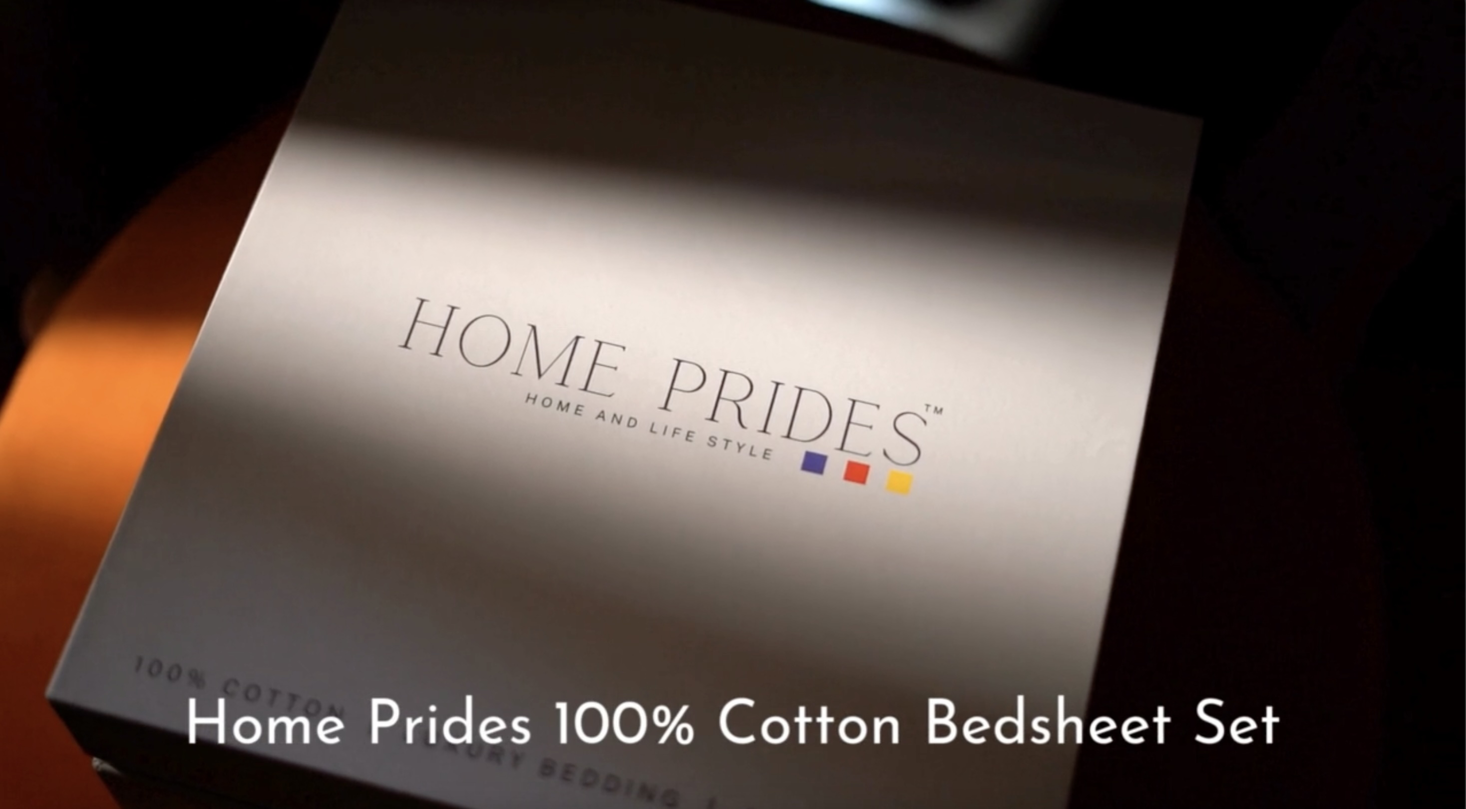 thumbnail video image 2 of Home Prides 100% Cotton Full Sheets Set, 300 Thread Count, Cool Soft Sateen 4-Piece Bedding Set, 15" deep pocket, OEKO-TEX Certified Bed Sheets, Light Gray Violet, 2 of 9