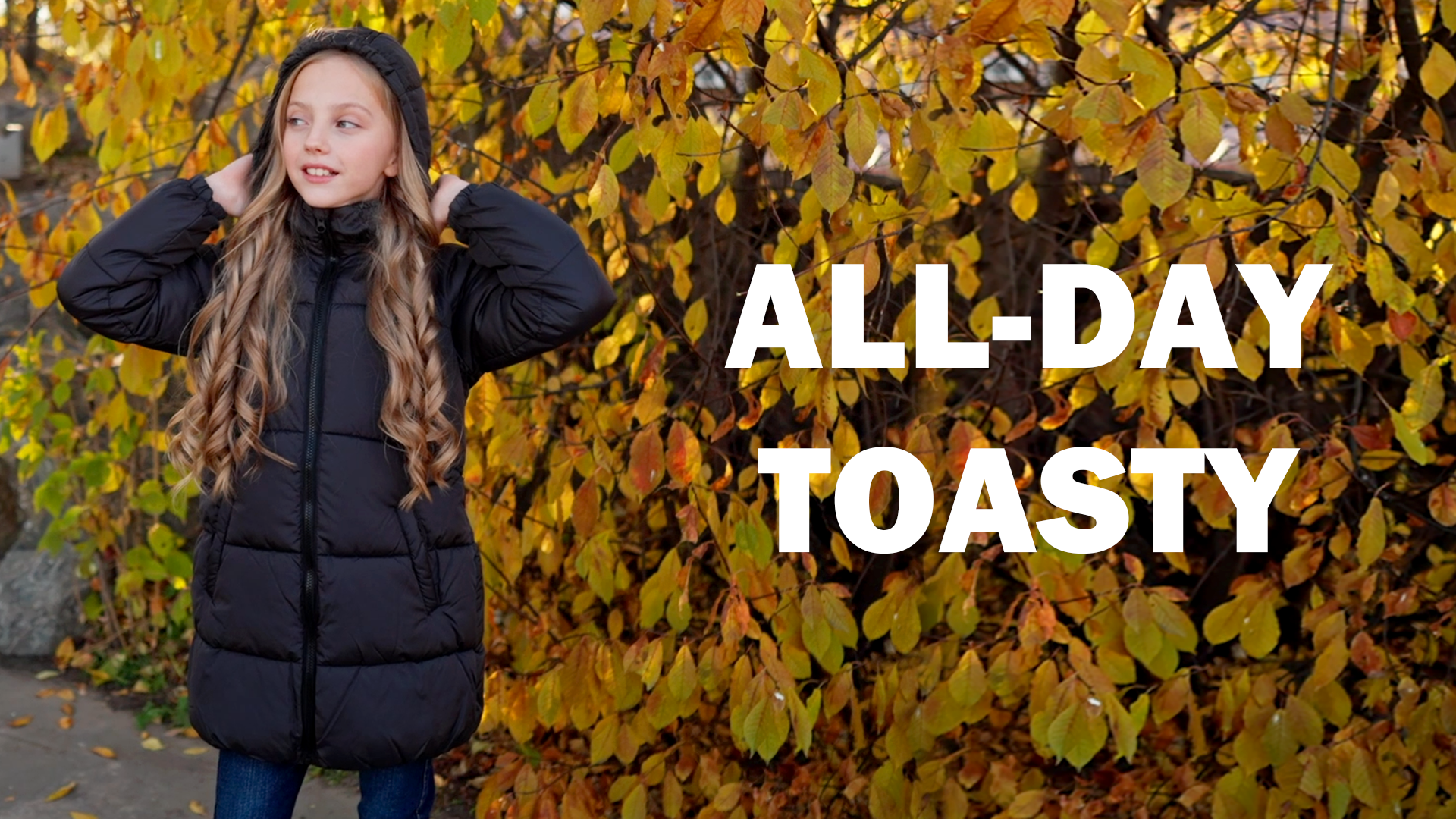 thumbnail video image 2 of SOLOCOTE Girls Winter Coats Heavyweight Mediun Length Warm Jackets Down-like Cotton Wadding Outwear 3-14Y, 2 of 8