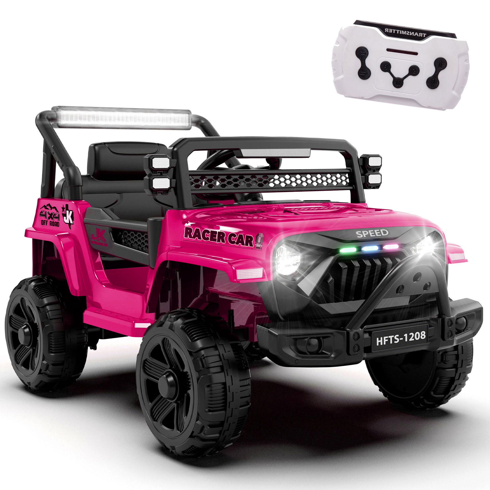 thumbnail video image 2 of Xuanlur 12V Ride on Electric Truck Car for Kids, 12V Kids Electric Vehicles w/ Remote Control, 4 Wheel Suspension, USB, Bluetooth, Power Display, Battery Powered Ride on Toys for Boys Girls (Blue), 2 of 9