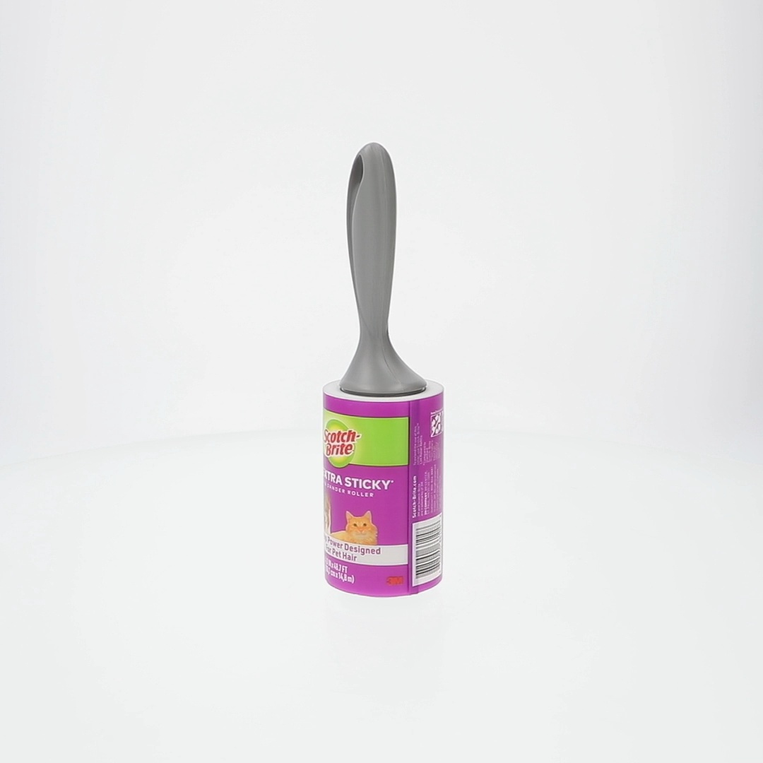 Scotch-Brite Extra Sticky Pet Lint roller 90 Sheets per Roll