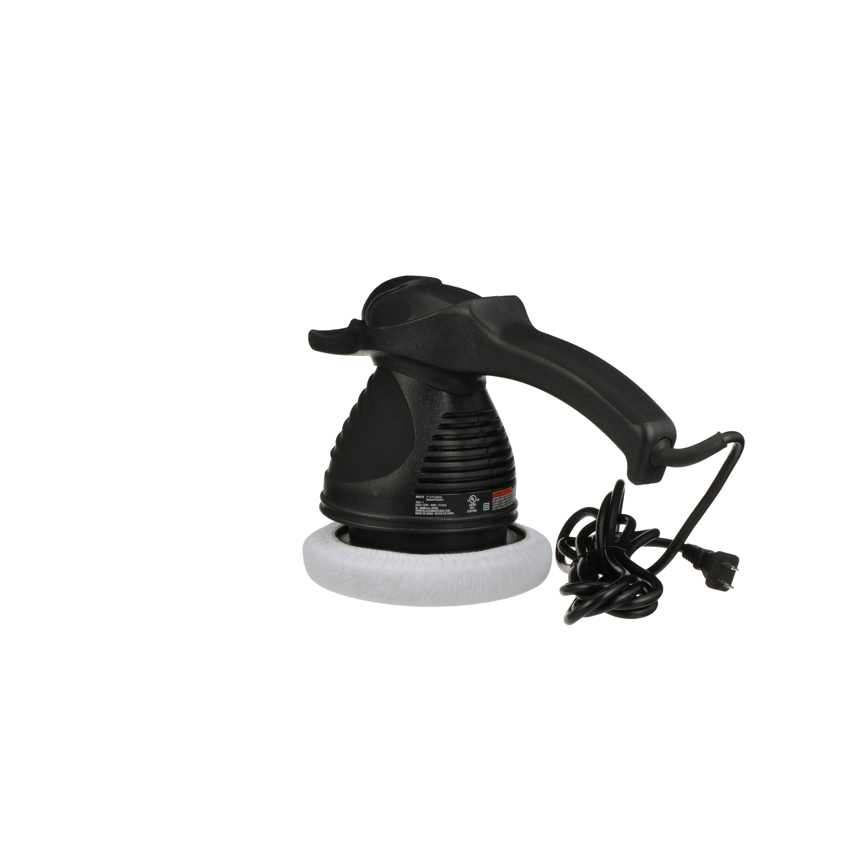 Black & Decker W007B - 7 Corded Fixed Speed Random Orbital Waxer and  Polisher (W007B) 