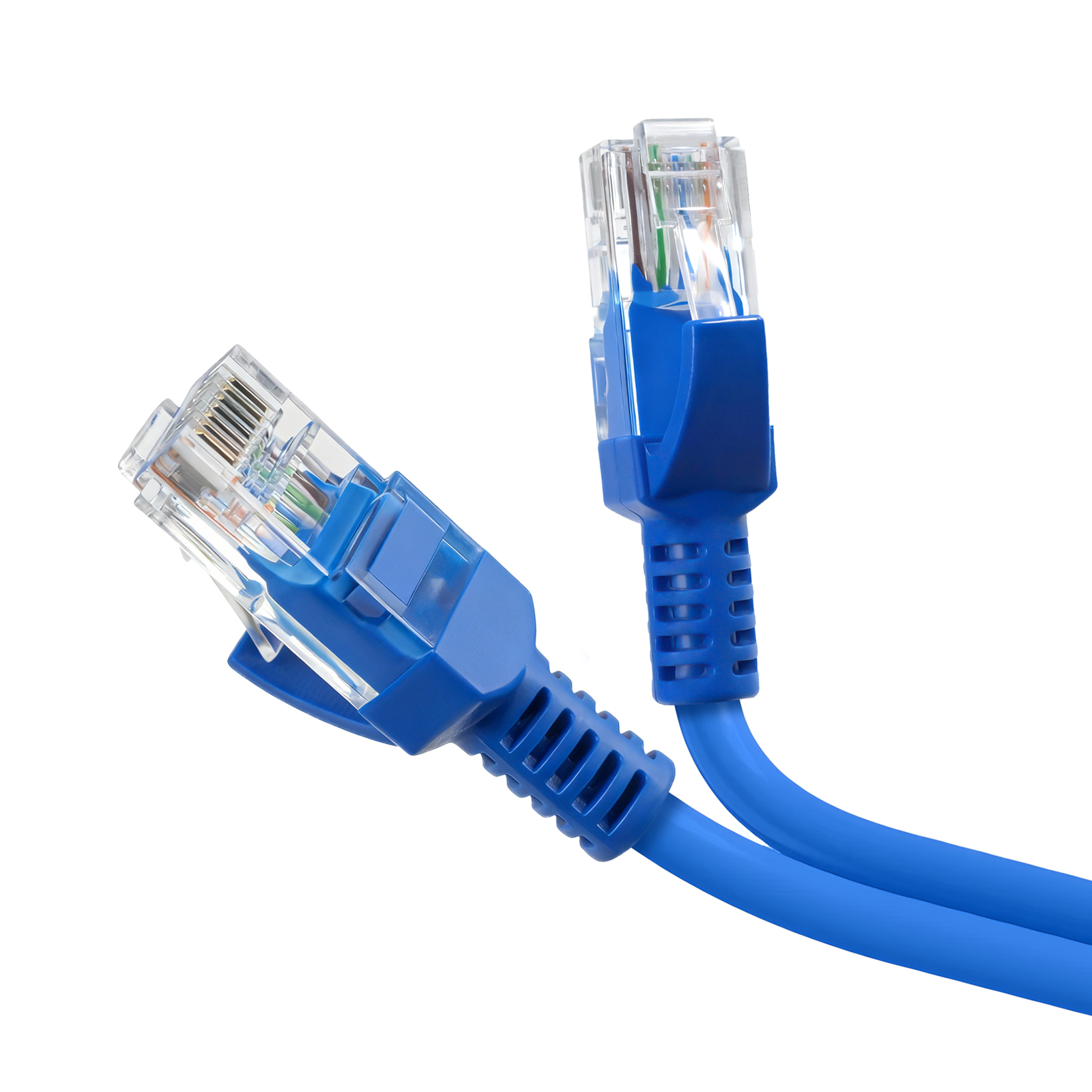 thumbnail video image 2 of Cat5E Ethernet Cable 131 ft Blue, High-speed Gaming LAN Cord for PS5/PS4, Indoor/Outdoor Use, 1Gbps Speed,Gold-Plated RJ45, 2 of 10