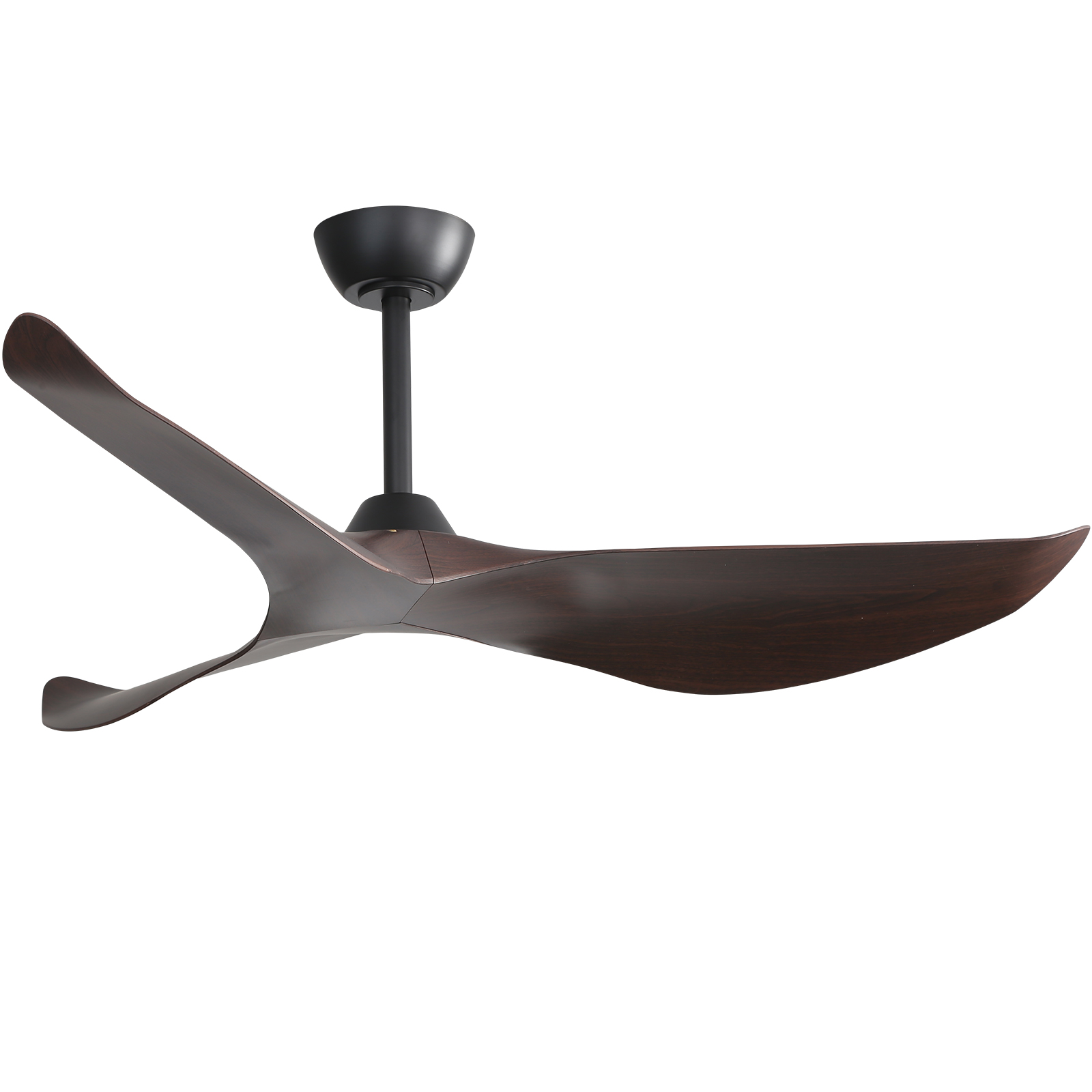 thumbnail video image 2 of Sofucor 52" Ceiling Fan No Light, Remote Control, Modern, 3 Blades Ceiling Fan with Noiseless Reversible Dc Motor for Living Room, Bedroom, 2 of 10