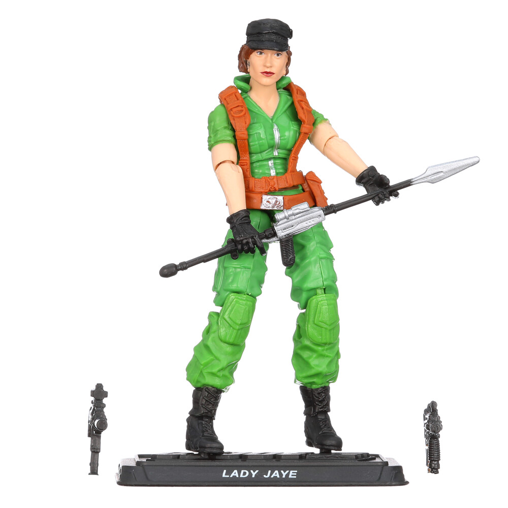 G.I. Joe: Retro Collection Lady Jaye Kids Toy Action Figure for Boys and  Girls Ages 4 5 6 7 8 and Up (3.75”)