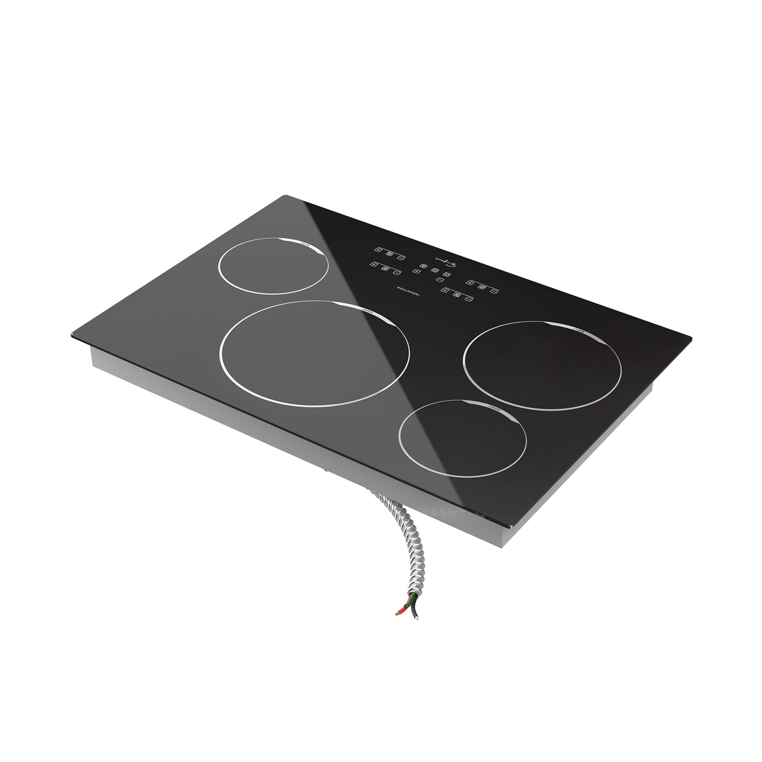 Cocina Eléctrica Vitro 60CM 4H Domec CEVN Negro