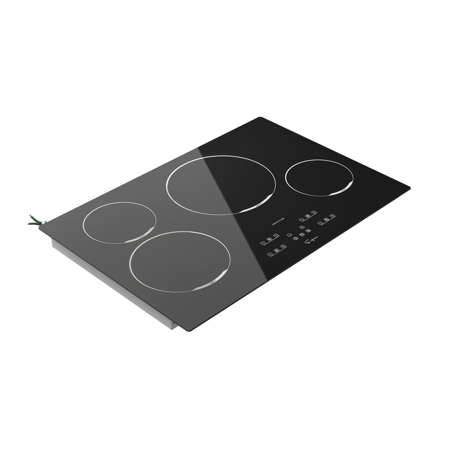 Built-In 30-in Induction Modular Cooktop in Black with 4 Elements 