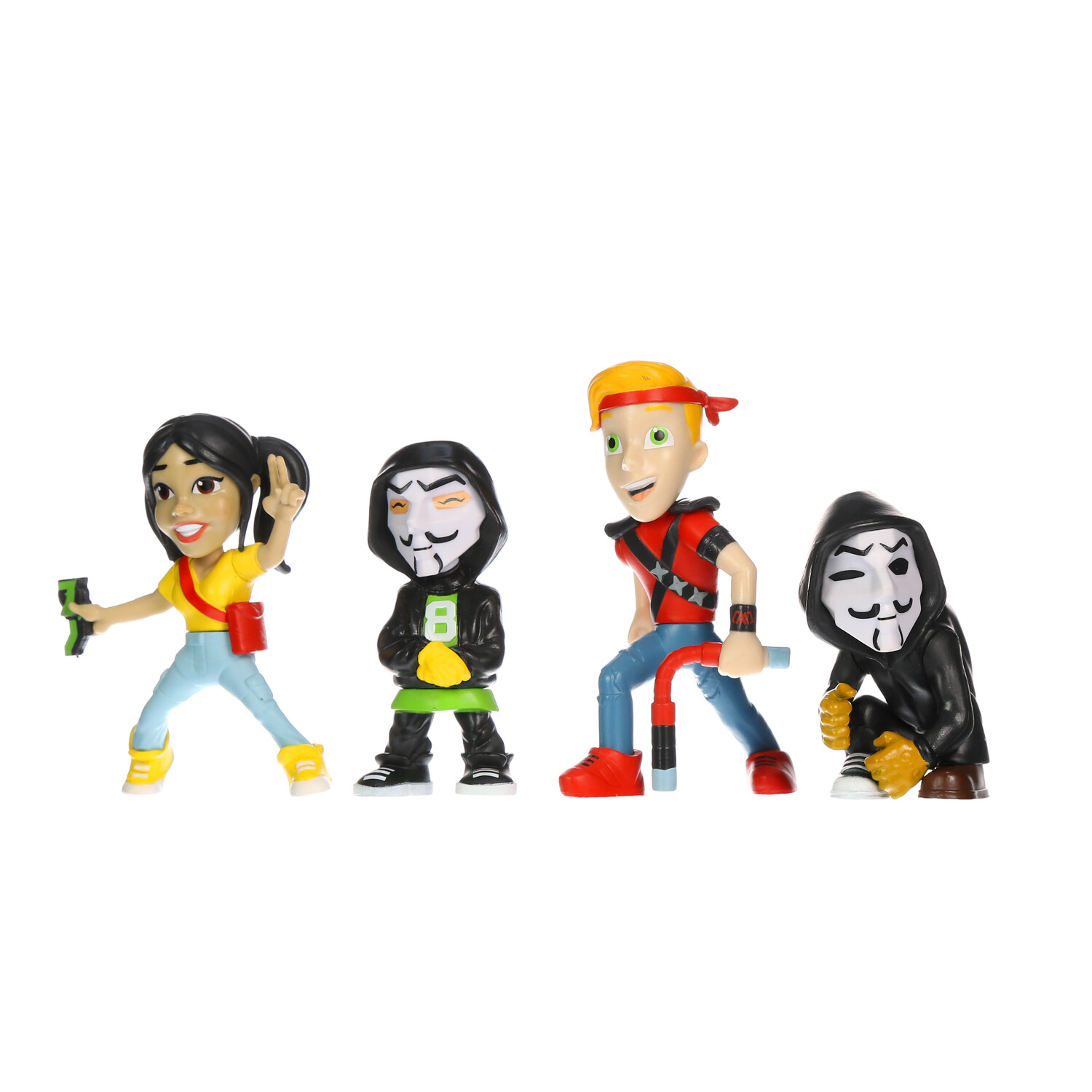 Spy Ninjas Action Figure Set, 4 Pieces 