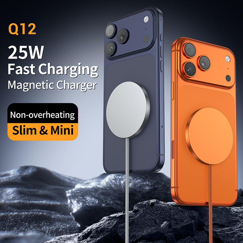 thumbnail video image 2 of Qi2 Certified Magnetic Wireless Charger, 25W Fast Charging, Aluminum & Tempered Glass Pad with 4ft Cable, for iPhone 17/16/15/14/13, Galaxy S24, 2 of 23