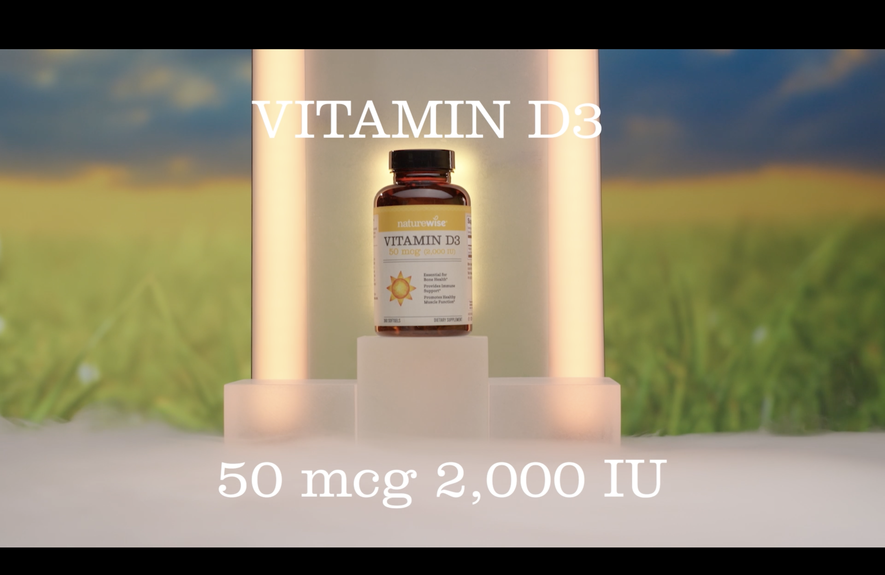 thumbnail video image 2 of NatureWise Vitamin D3 2000IU - Organic Olive Oil - 200 Mini Softgels[200-Day Supply], 2 of 13