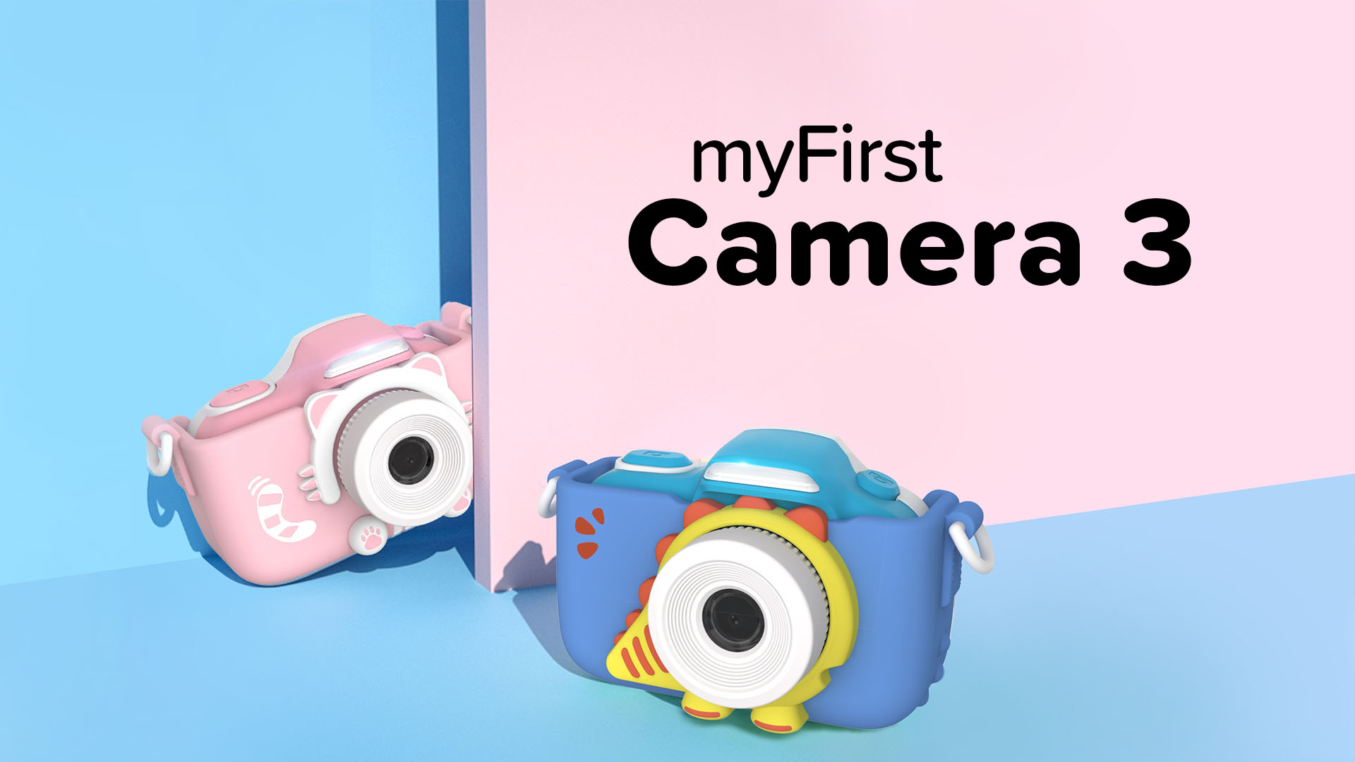 thumbnail video image 2 of myFirst Camera 3 - Kids Mini Camera, 12MP HD, Selfie Lens, Shockproof, microSD Compatible - Yellow, 2 of 11