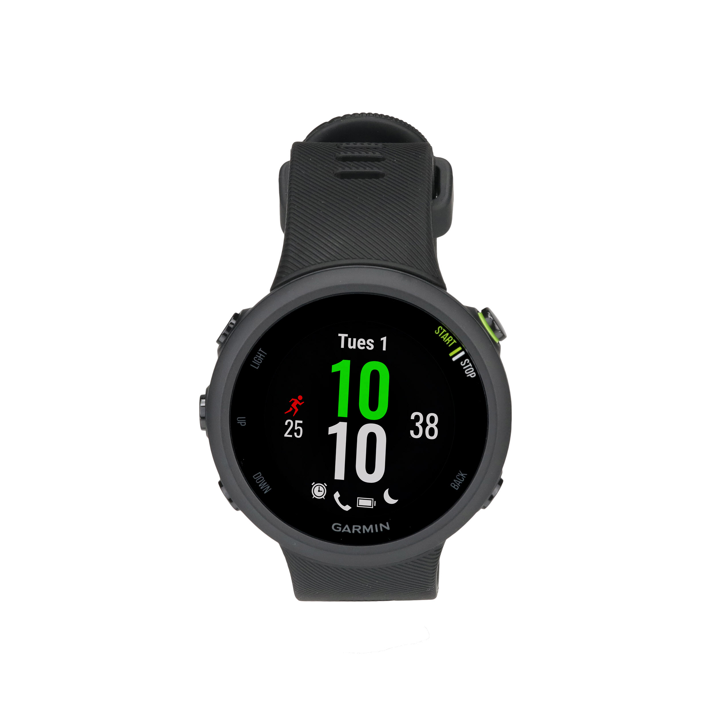  Garmin 010-02156-05 Forerunner 45, 42mm Easy-to-use GPS Running  Watch with Coach Free Training Plan Support, Black : Electronics