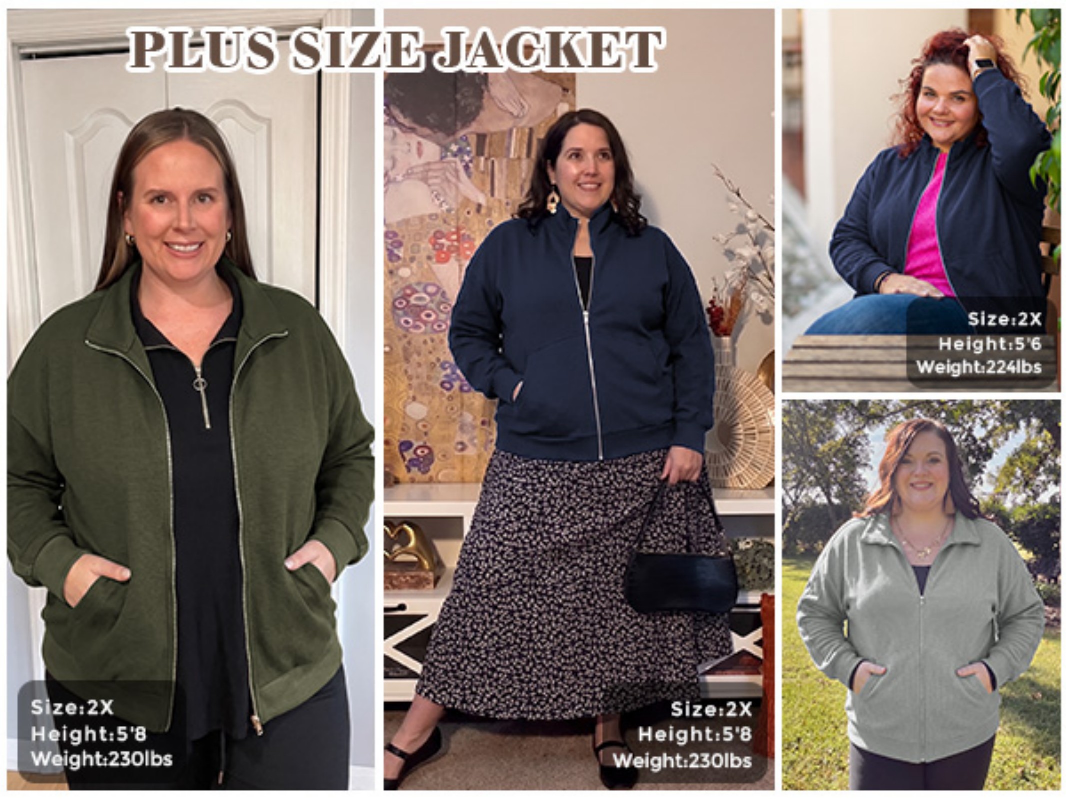 thumbnail video image 2 of NAYTOAO Women's Plus Size Waffle Bomber Jacket, Lightweight Casual Outerwear, 2 of 7