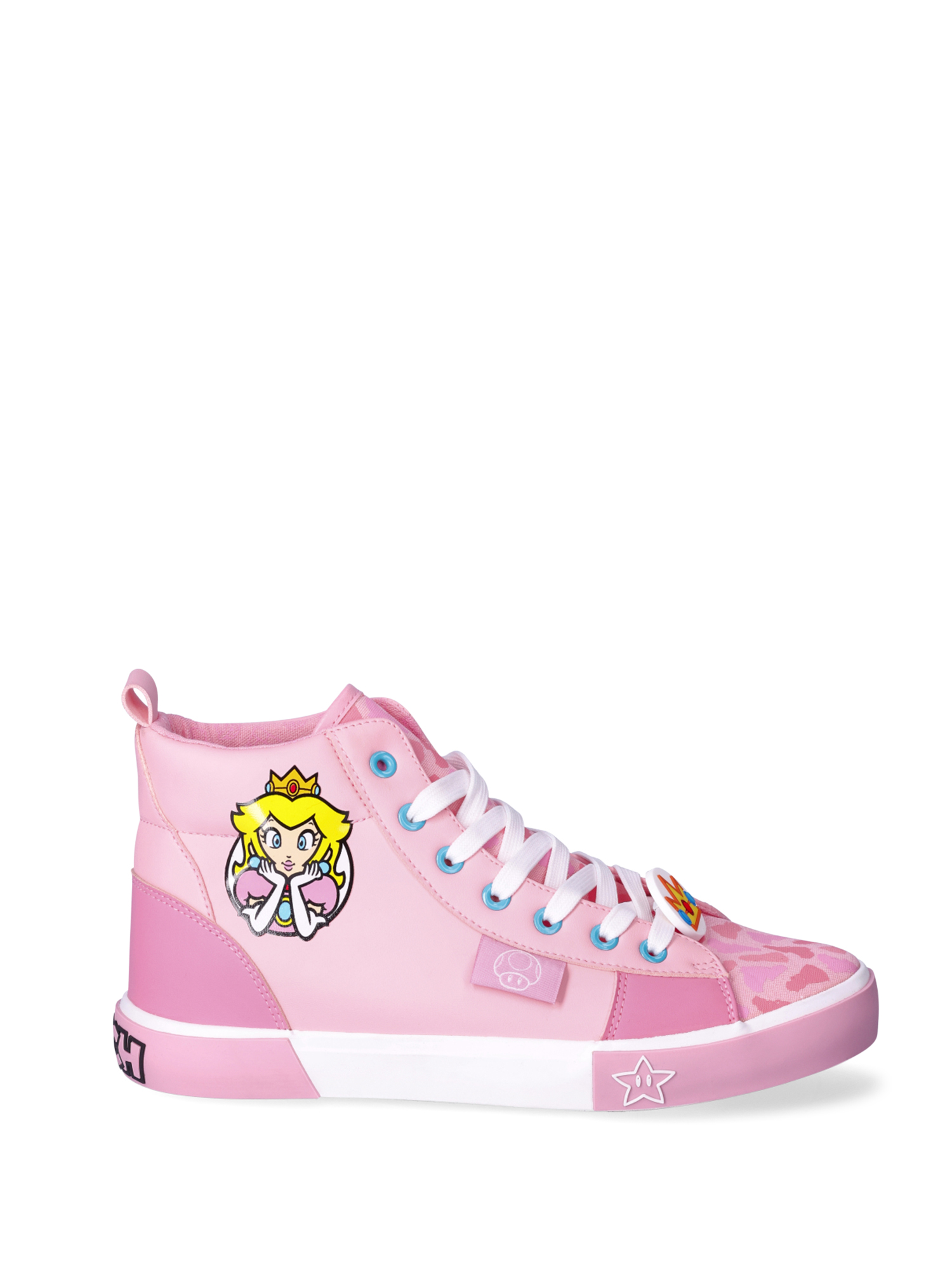 Peach Nintendo Women's Princess Peach Casual High-Top Sneaker