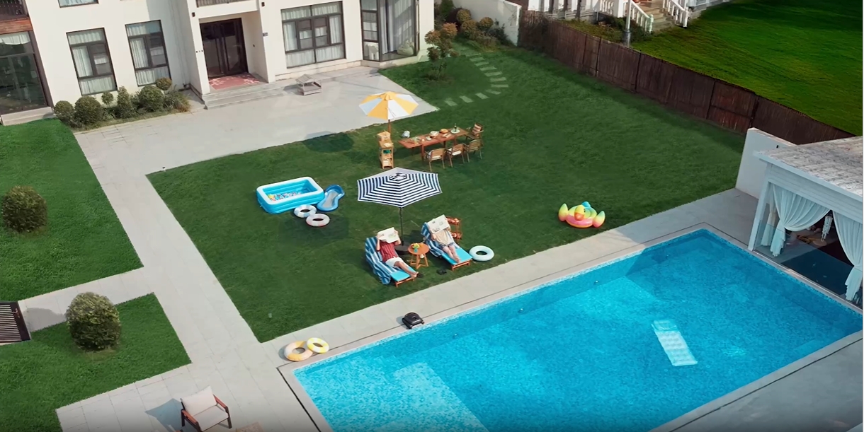 thumbnail video image 2 of Beatbot AquaSense 2 Cordless Robotic Pool Vacuum Cleaner, Smart Surface Parking, Cleans Above & in-Ground Pools up to 3,230 Sq.ft - Blue, 2 of 10