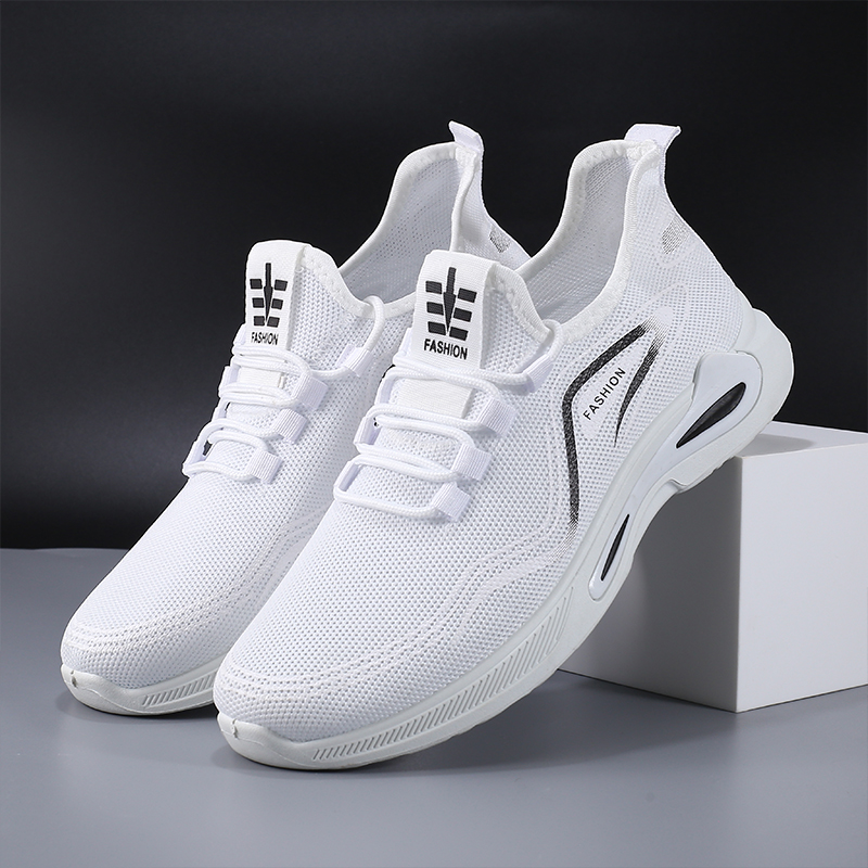 thumbnail video image 2 of YUDAI Men's Slip-On Walking Shoes – Non-Slip, Breathable Mesh Sneakers for Gym, Workout & Everyday Wear, 2 of 5