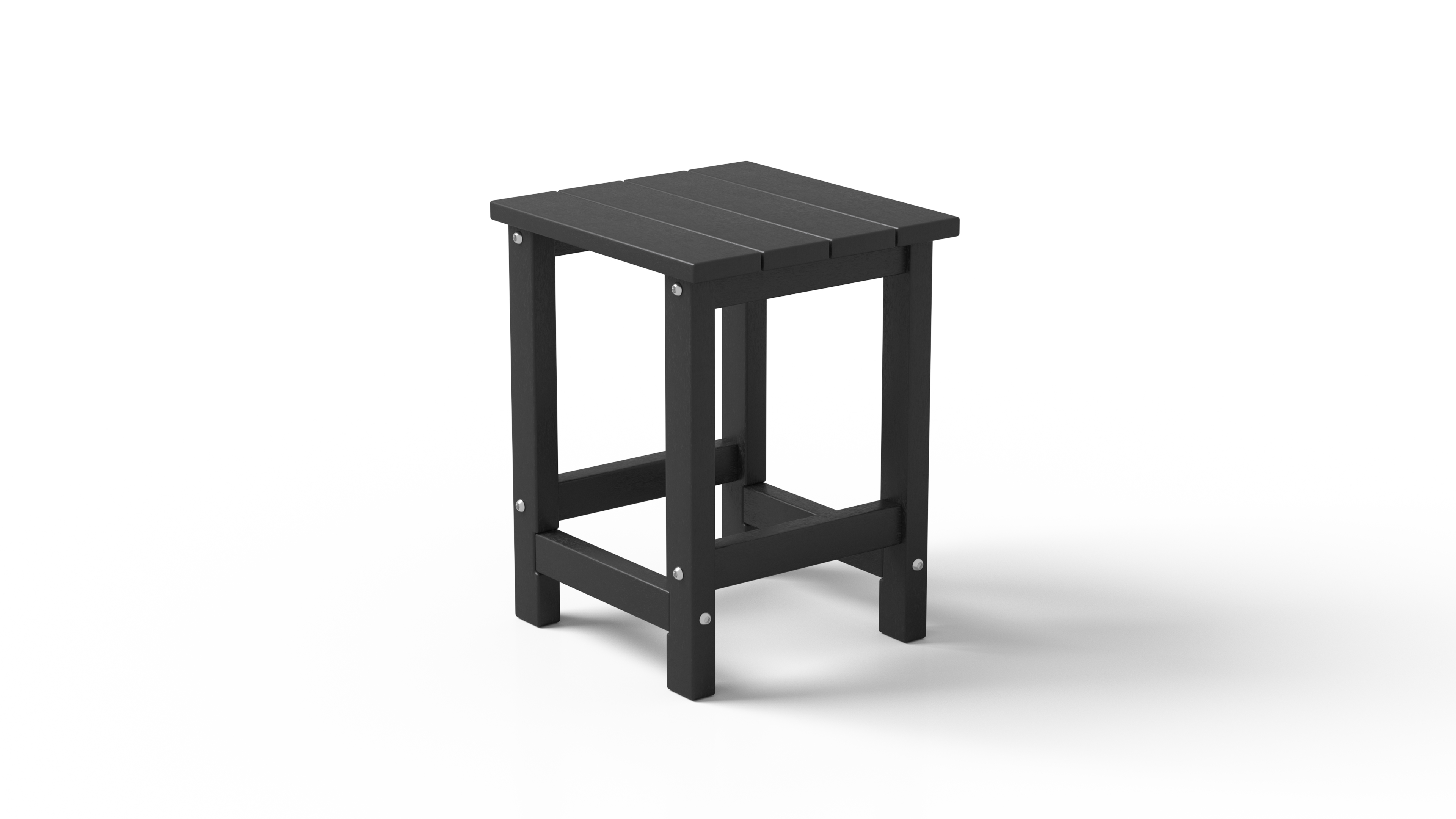 thumbnail video image 2 of WestinTrends Malibu Kids Outdoor Patio Furniture HDPE Adirondack Square Side Table, Teak, 2 of 14