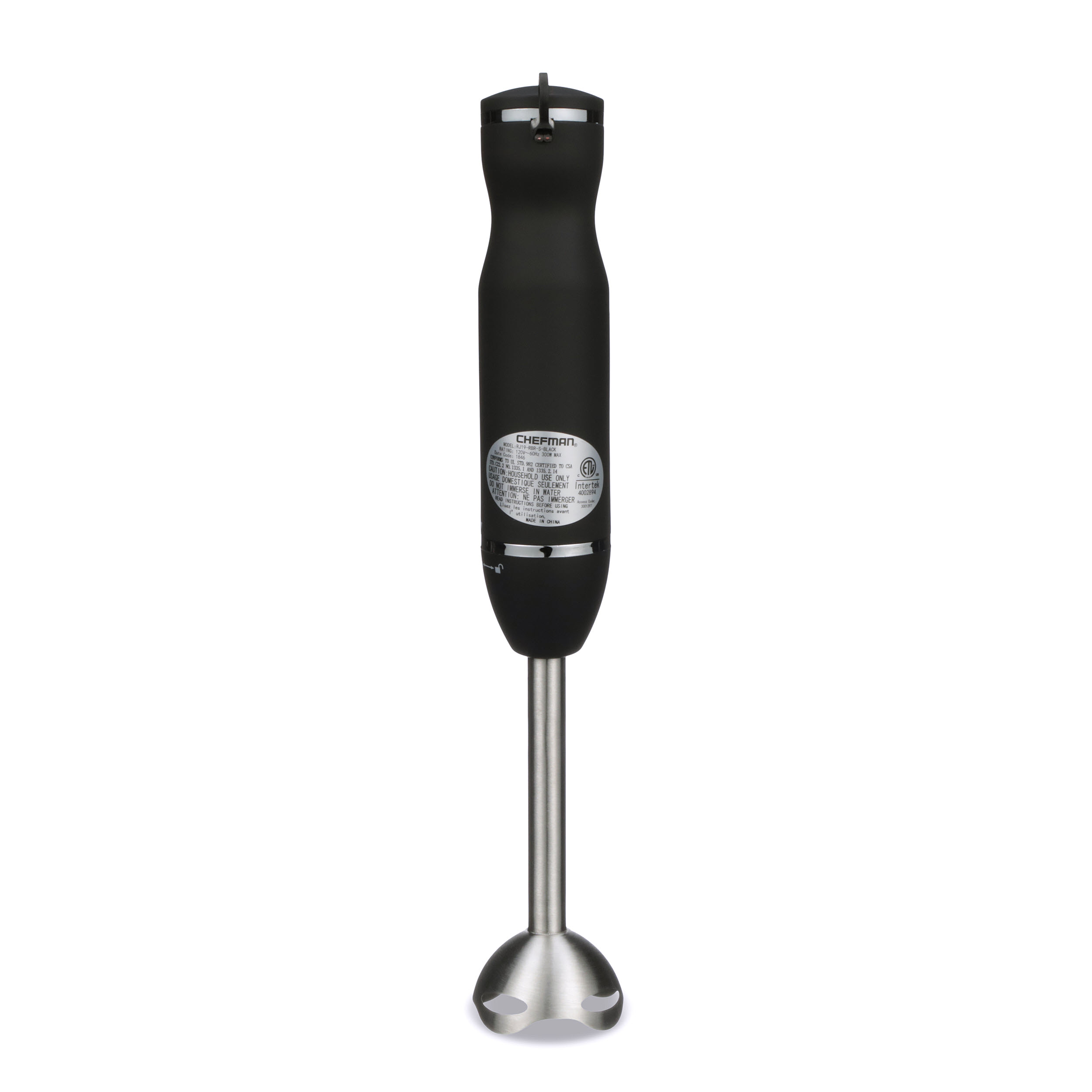 Chefman Immersion Blender, 2-Speeds, Stainless Steel Blades, Sage. 300W  RJ19-V3-RBR-SAGE-C - The Home Depot