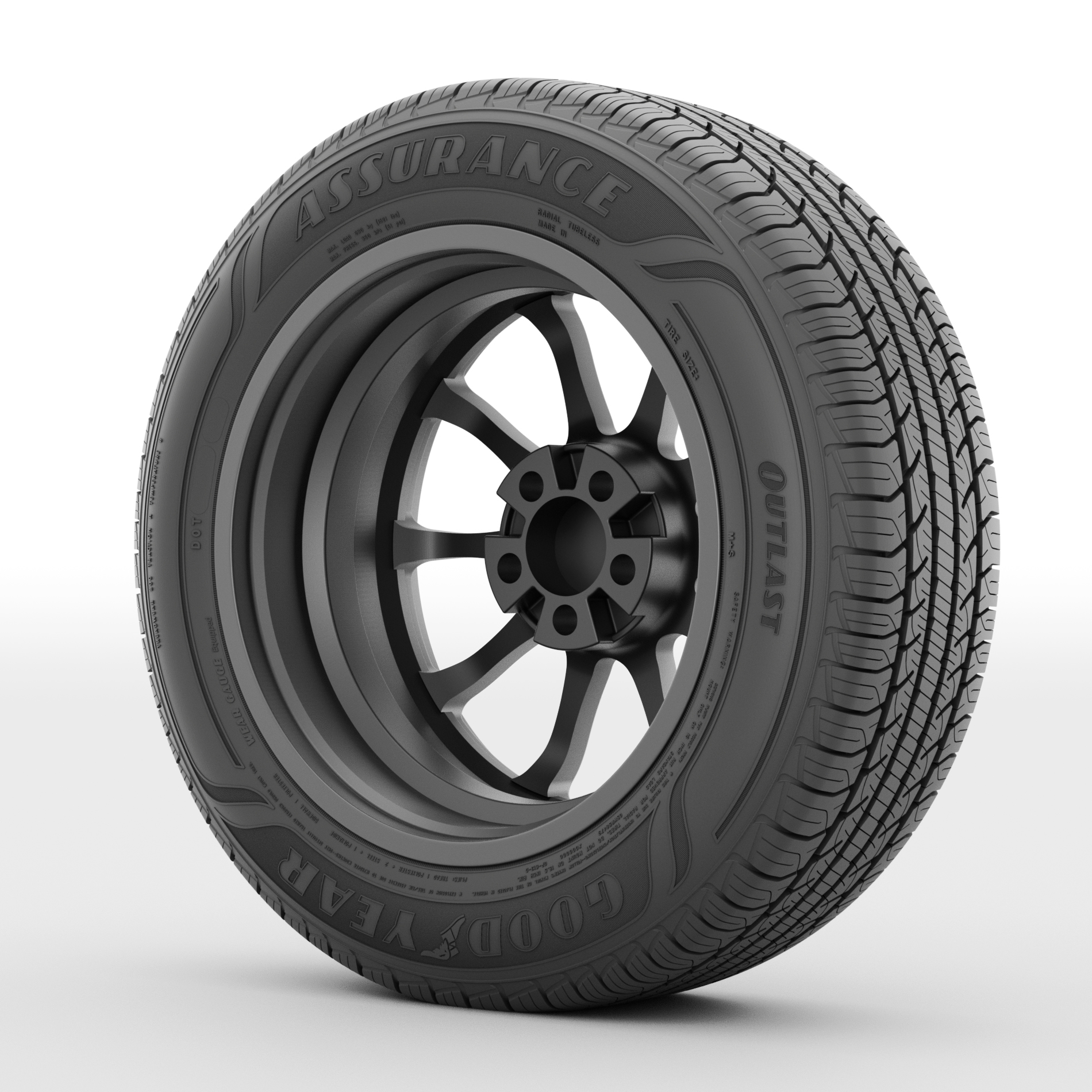 Goodyear Assurance Outlast All-Season Tire 225/55R17 97V for Goodyear Assurance Outlast All-Season Tire 225/55R17 97V for