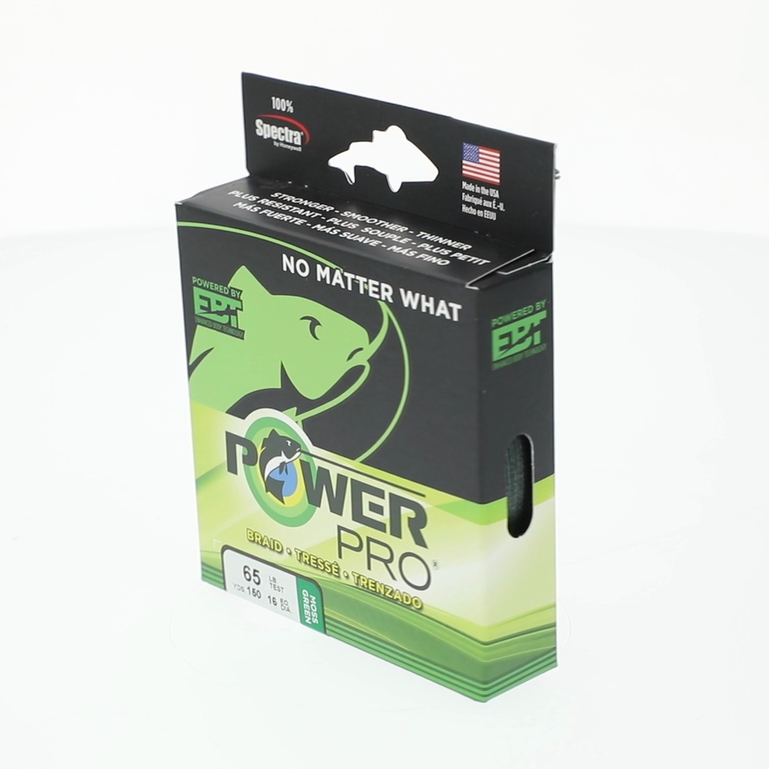 power pro braided fishing line walmart Hi-Vis Yellow / 300 Yards / 20 lb PowerPro Braided Spectra Fiber Line is not affected by saltwater PowerPro 50LB X 100YD White
