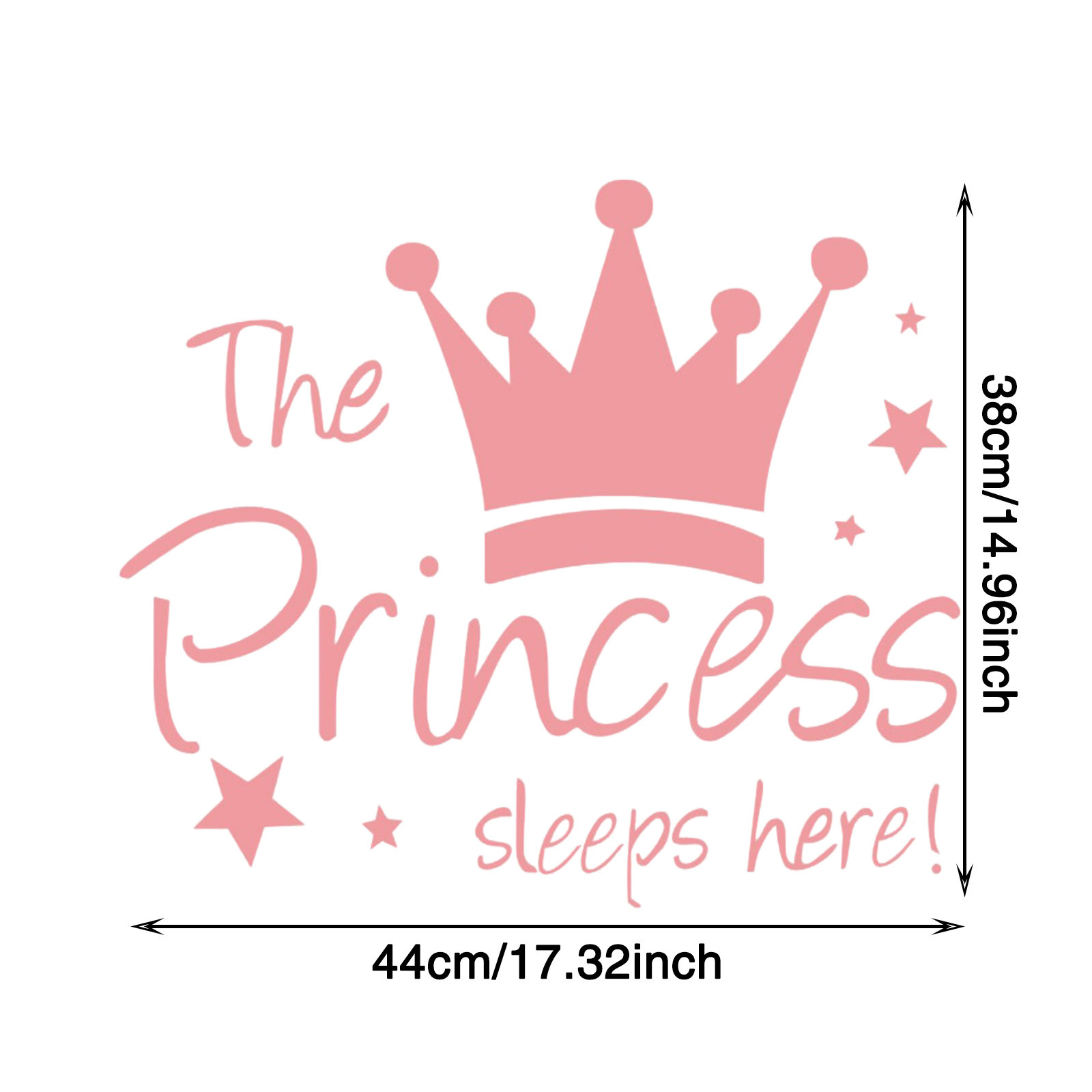 thumbnail video image 2 of Clearance Wall stickers under $1,Removable The Princess Wall Sticker Crown Wall Sticker Girls Bedroom Decor Baby Room Art Decal, 2 of 4