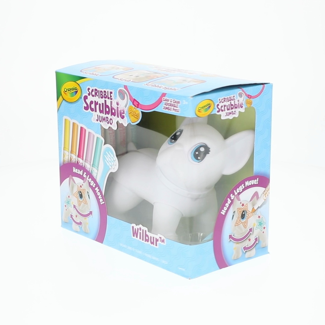 Crayola Scribble Scrubbie Jumbo (7 inch), Customizable Toy, French