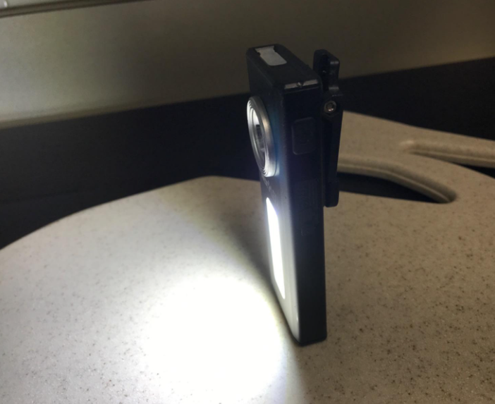 thumbnail video image 2 of NextLED 500 Lumen Rechargeable Work Light COB LED with Magnetic Base and Hanging Hook, Durable Pocket-Sized Flashlight/Task Light, IPX4 Waterproof, Power Bank Function, 2 of 7