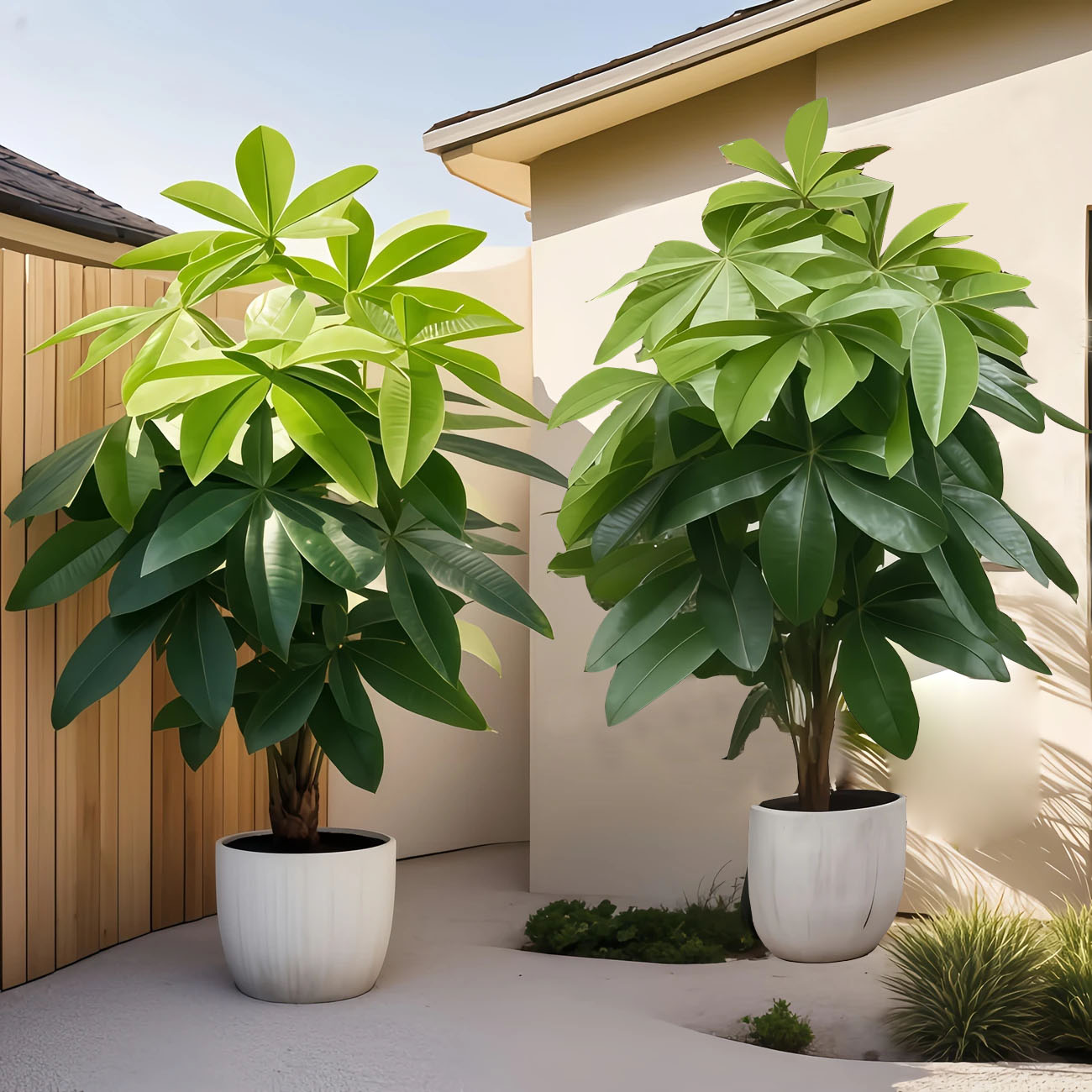 Money Tree 18 Inches 2-piece extra large money tree; durable plastic indoor and outdoor ...