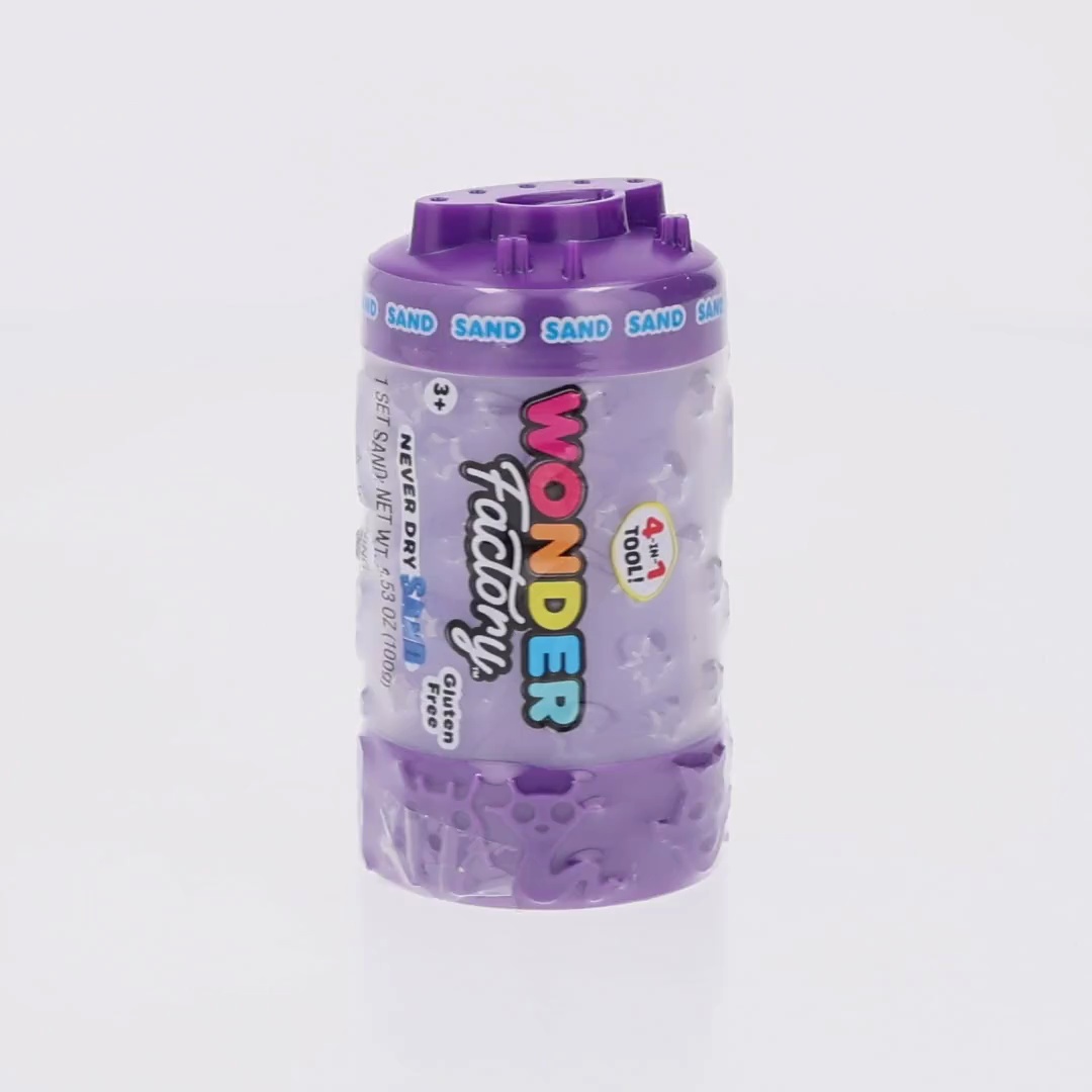 Wonder Factory Never Dry Single Sand – Purple - Never Dries Out