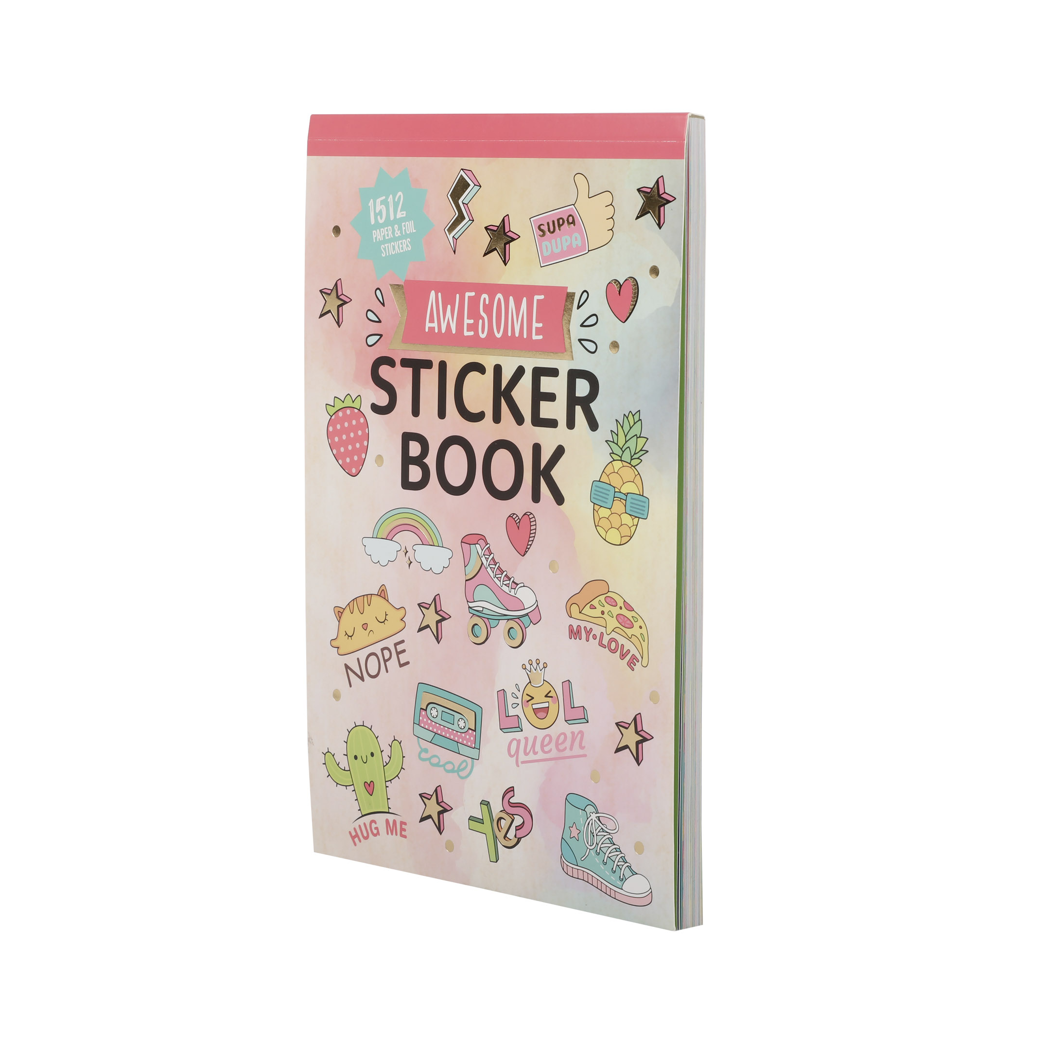 Pen+Gear Awesome Sticker Book, 40 Pages, 2500+ Paper and Foil Stickers