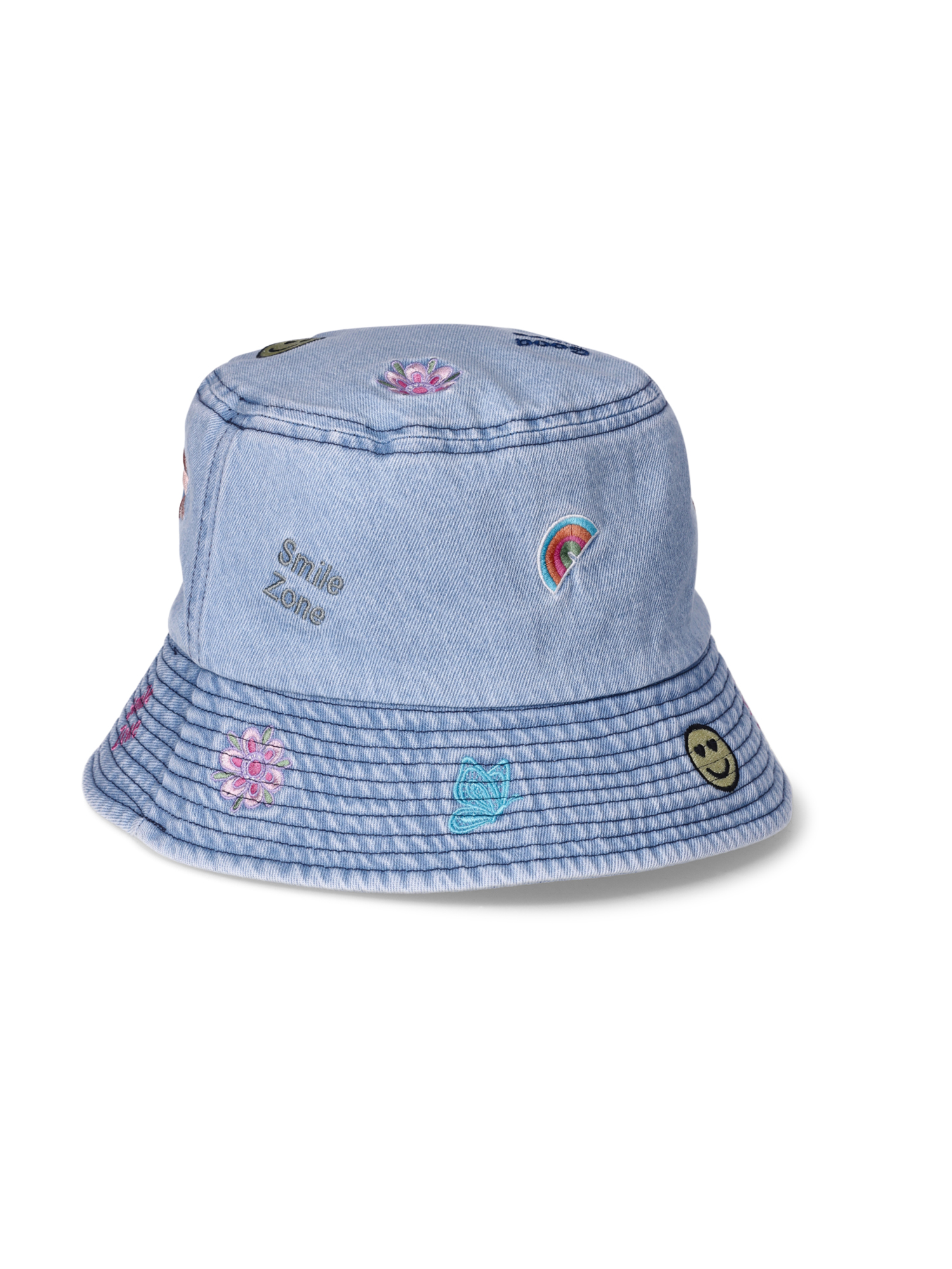 No Boundaries Women's Embroidered Bucket Hat - Walmart