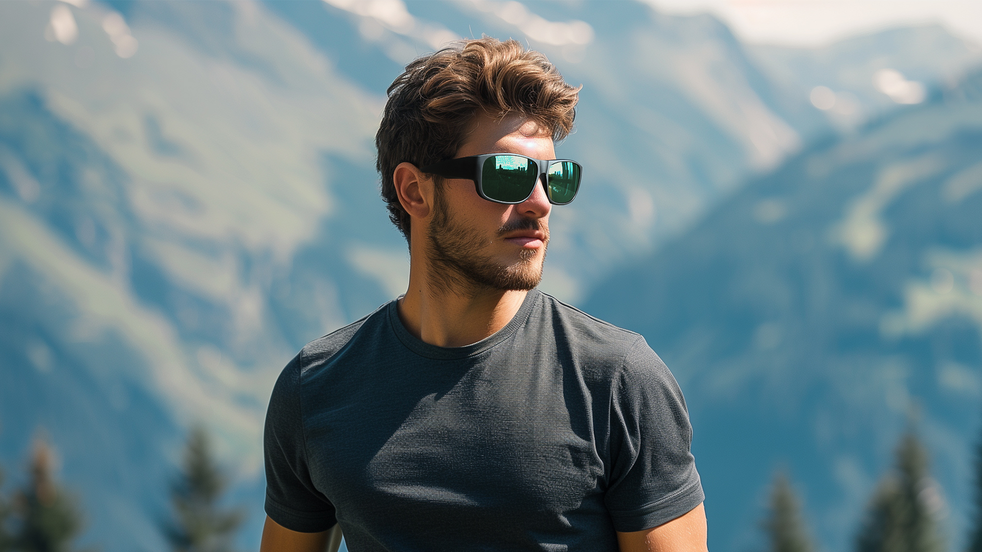 thumbnail video image 2 of TINHAO Men's Polarized Fit Over Glasses Sunglasses Wear over Prescription Glasses with UV Protection, 2 of 7