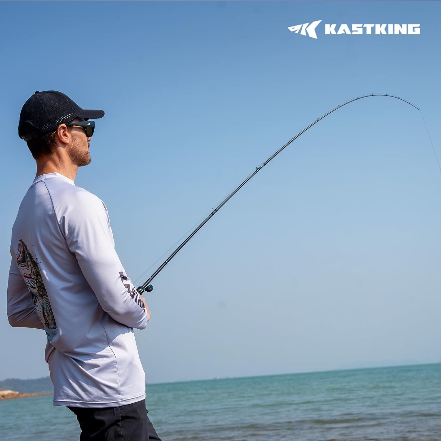 thumbnail video image 2 of KastKing  Performance Spinning Fishing Rod with Extra Tip, FazLite Rings Guides, Extra Tip Section-Verus, 2 of 10