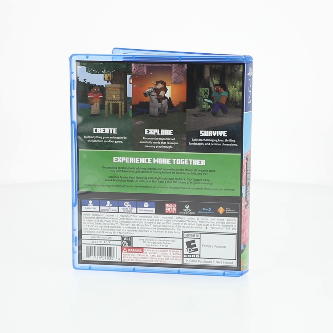 Minecraft Starter Collection for PlayStation 4 and PlayStation VR
