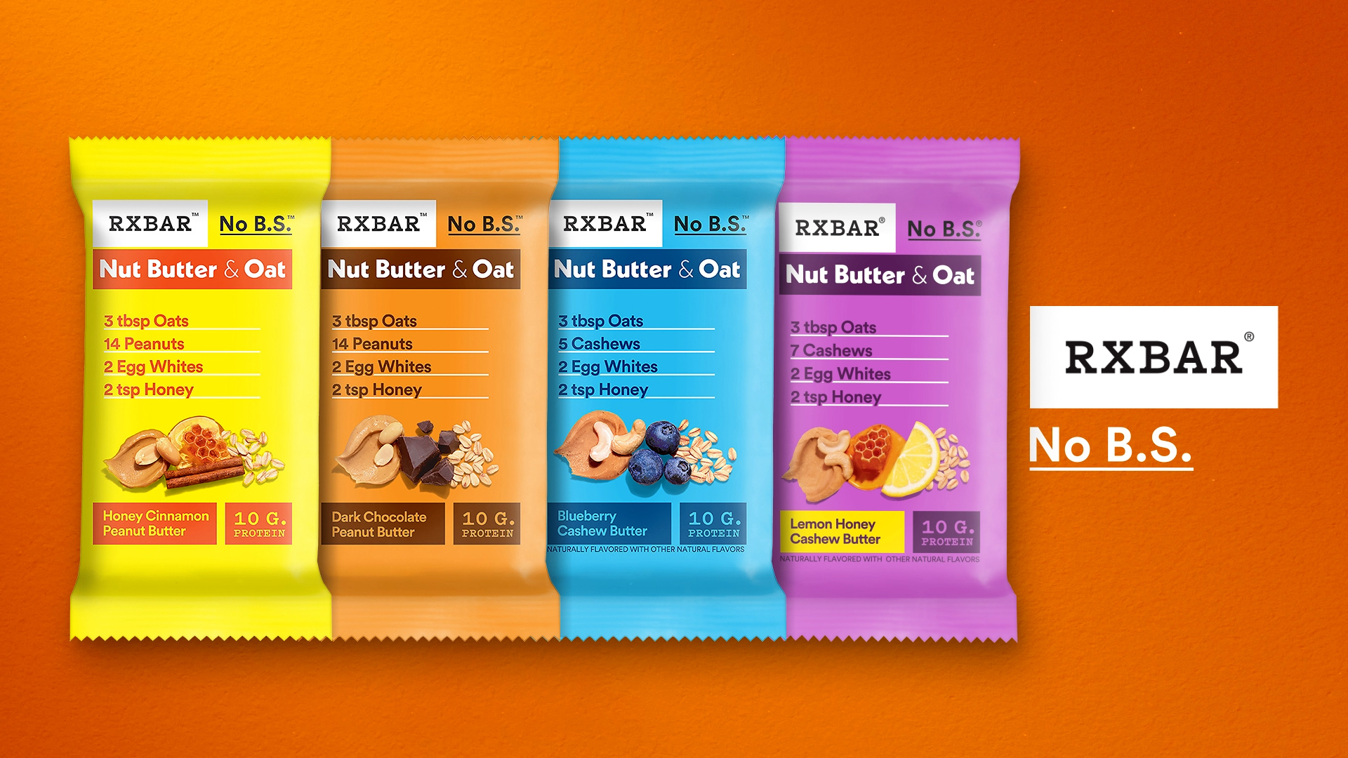 thumbnail video image 3 of (3 pack) RXBAR Nut Butter and Oat Protein Bars Gluten-Free, Dark Chocolate Peanut Butter, 5 Count, 3 of 14