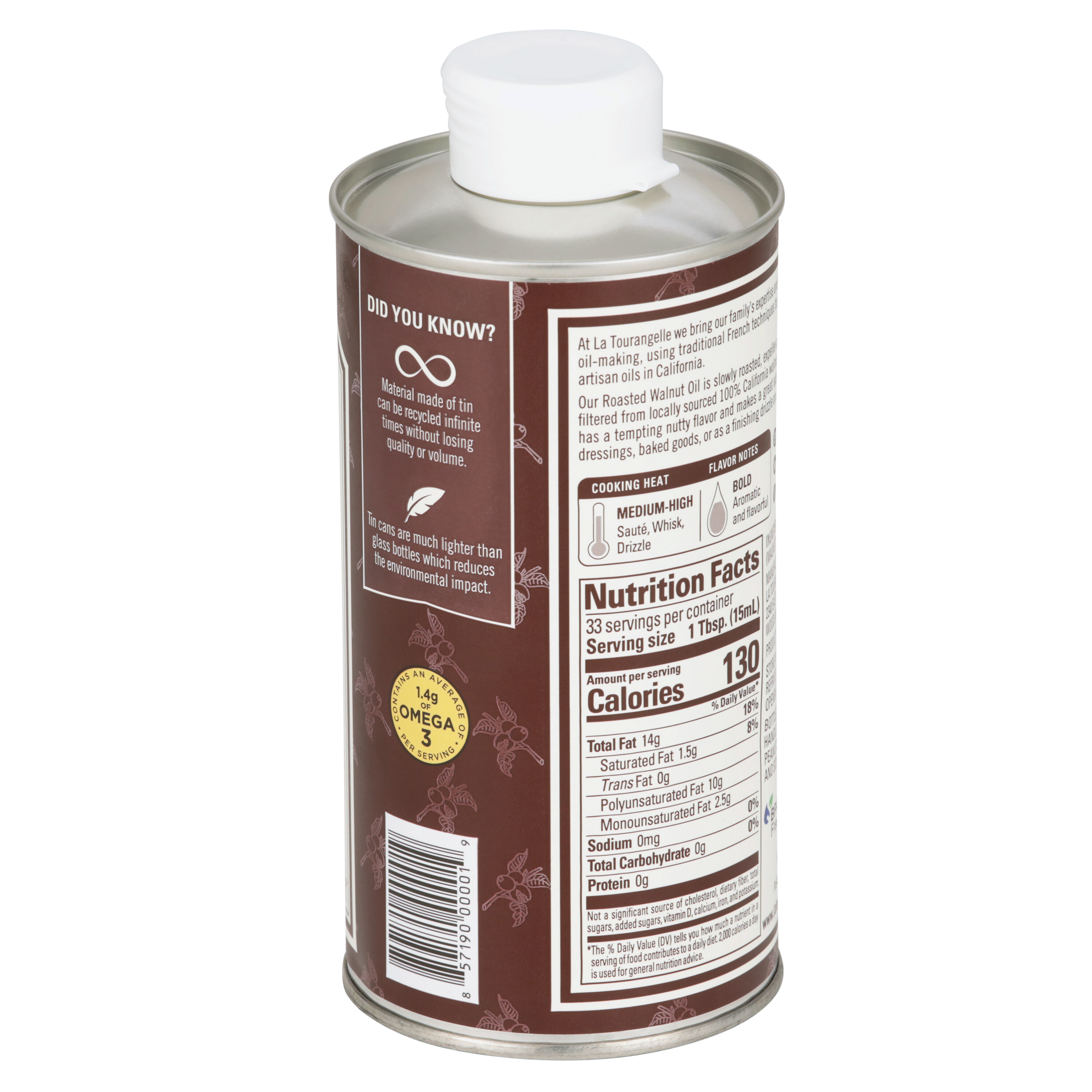 La Tourangelle Roasted Walnut Oil, 16.9 fl oz - Kroger