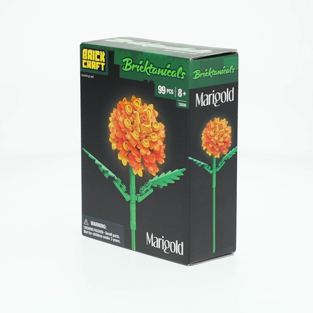 Brickcraft Marigold Bricktanicals Artificial Flower Building Set