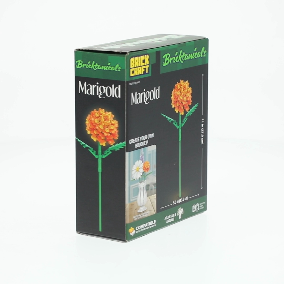 2 pack) Brickcraft Bricktanicals Marigold Brick Building Set (99