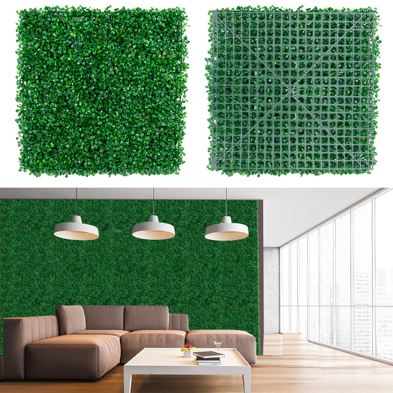thumbnail video image 2 of Hawsaiy 12 Pcs 20"x20" Artificial Boxwood Grass Wall Panels with Zip Ties, Privacy Fence Screen for Garden, Yard, Backdrop & Wall Decor, 2 of 10