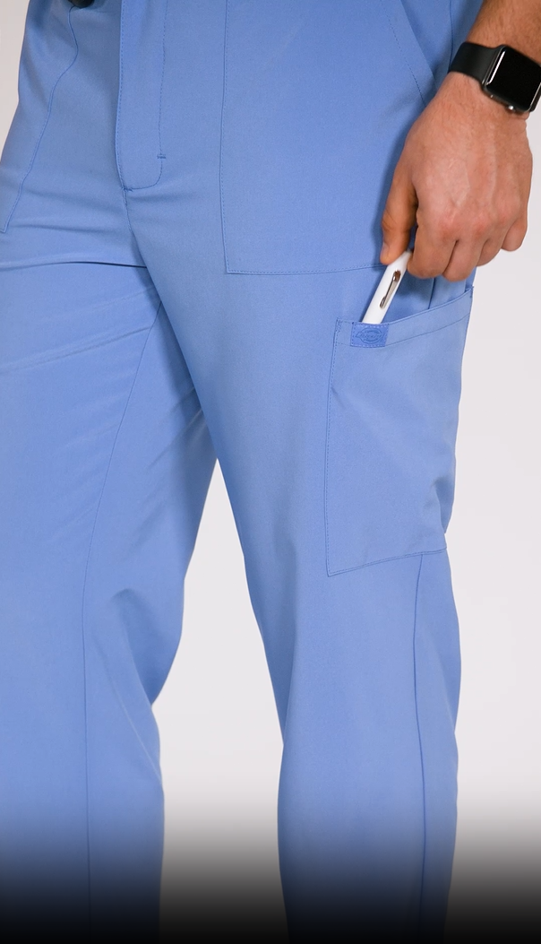 thumbnail video image 2 of Dickies EDS Essentials Scrubs Pant for Men Natural Rise Drawstring DK015, 2 of 9