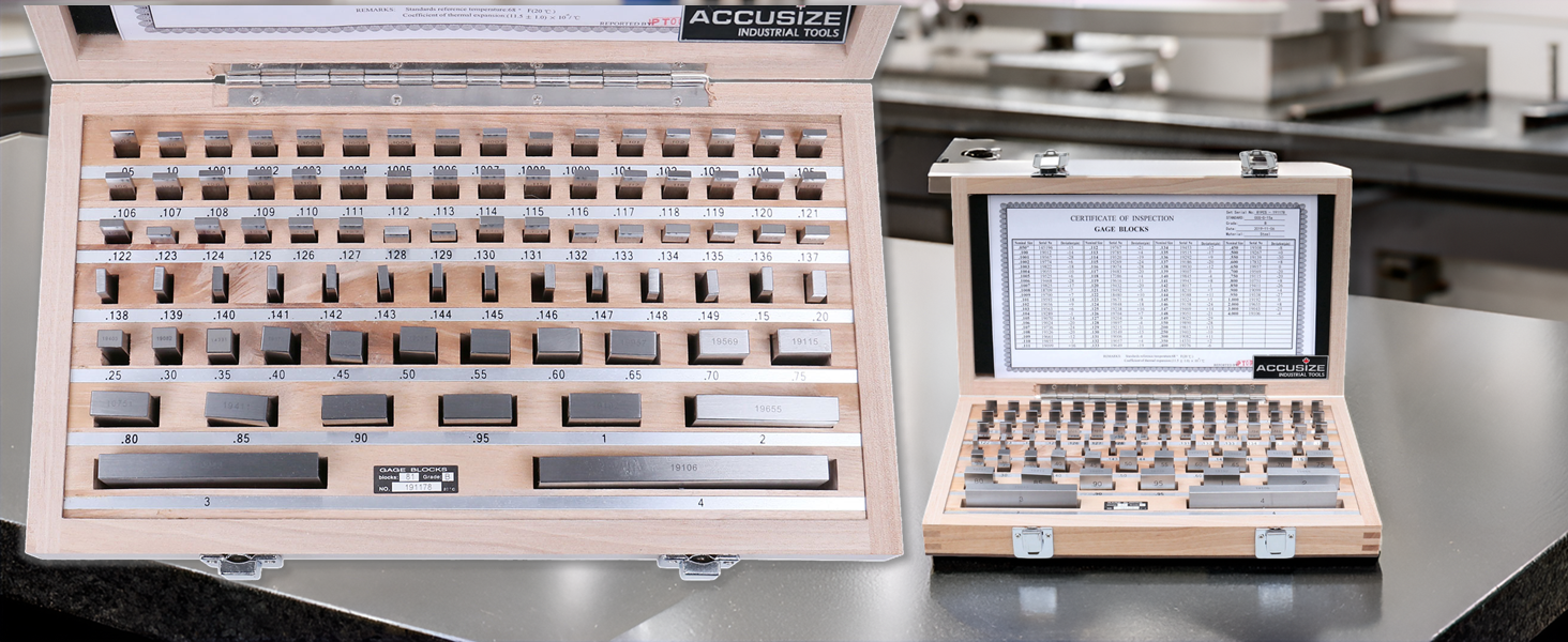 thumbnail video image 2 of Accusize 81 Pc Grade B Steel Gage Block Set, P900-S581, 2 of 13