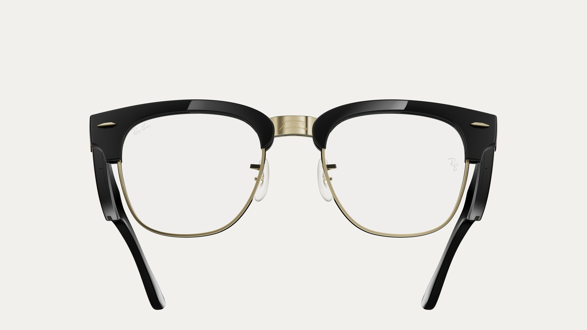 thumbnail video image 2 of Ray-Ban Meta Audio Burbank, Shiny Black, Transitions® Grey Lenses, 2 of 7