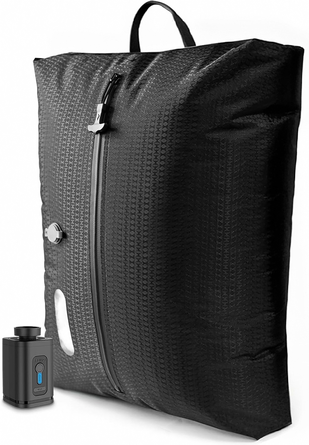 thumbnail video image 2 of Vacuum Travel Bags with Pump–Electric Wireless Air Pump, 2PC Vacuum Seal bags for Clothing Travel, Double Layer Travel Vacuum Bags for Luggage with IP67 Waterproof, Compression Bags for travel, 2 of 9