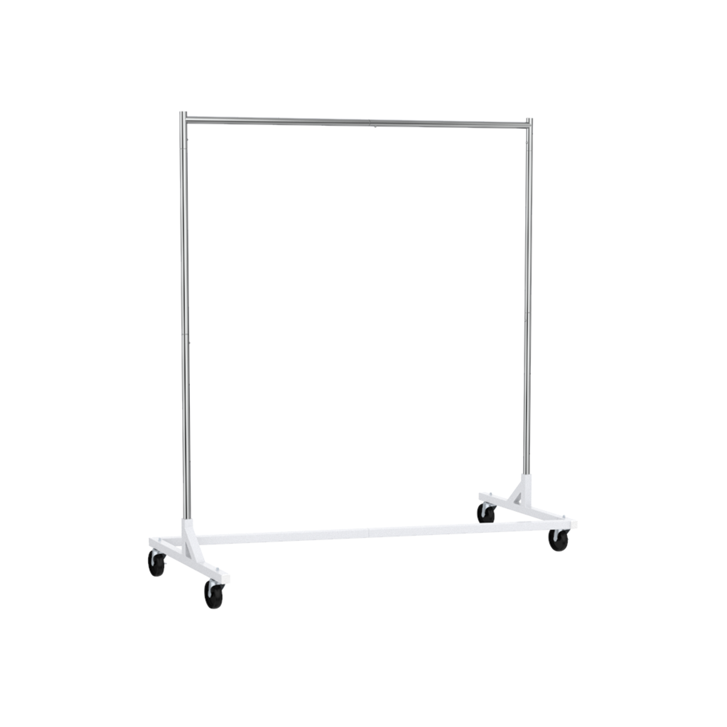 ZenStyle Heavy Duty Metal Garment Rack, Movable Rolling Cloth