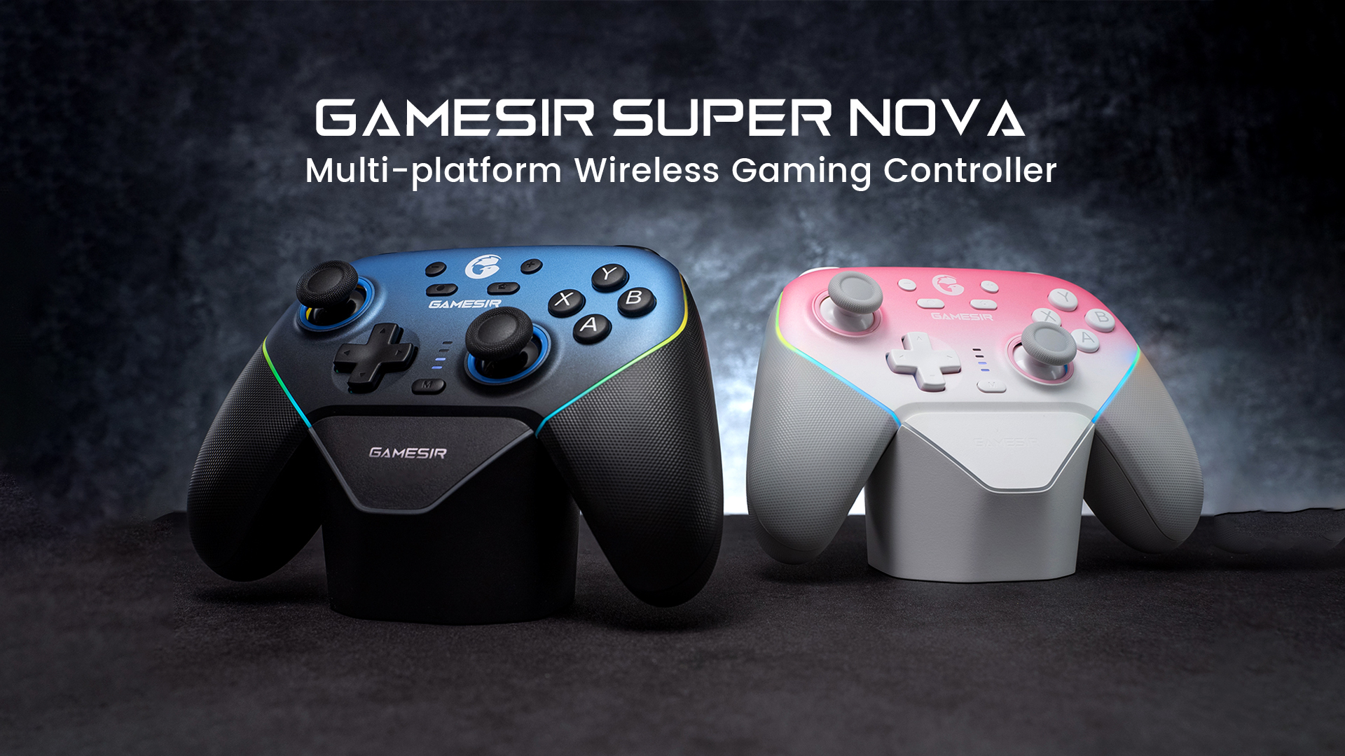 GameSir, Wireless Gaming Controller, Blue, Hall Effect Sticks