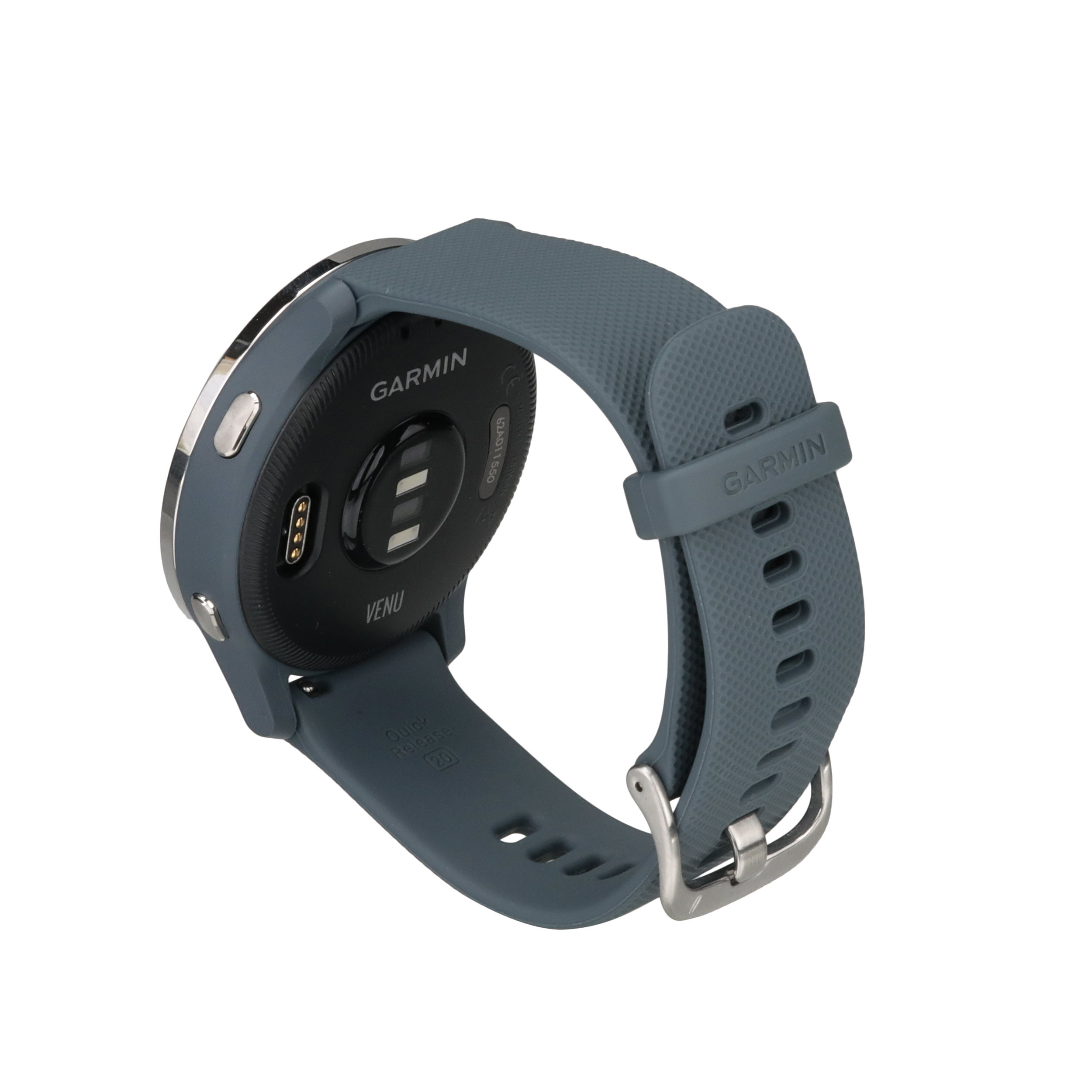 Garmin Venu® Smart Watch, Blue Granite with Silver Hardware 