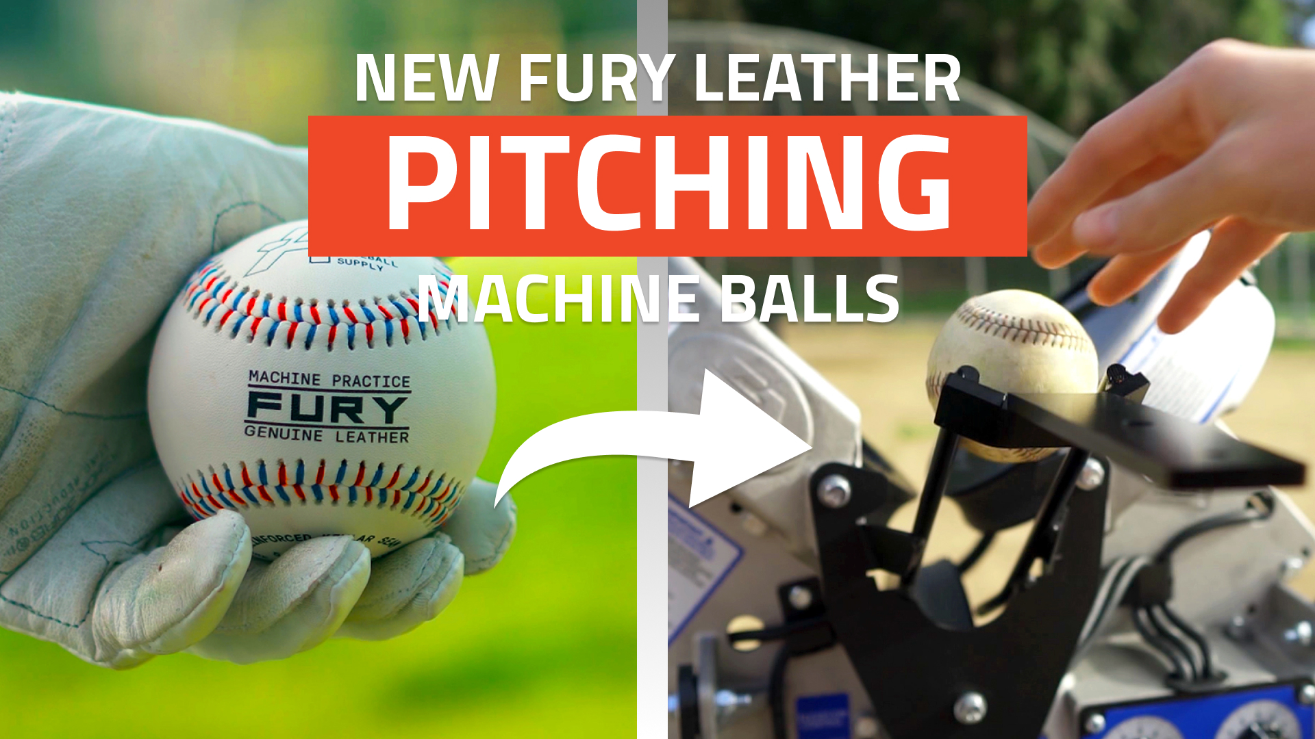 thumbnail video image 2 of Anytime Baseball Premium Leather Pitching Machine Balls - 1 Dozen, 2 of 7