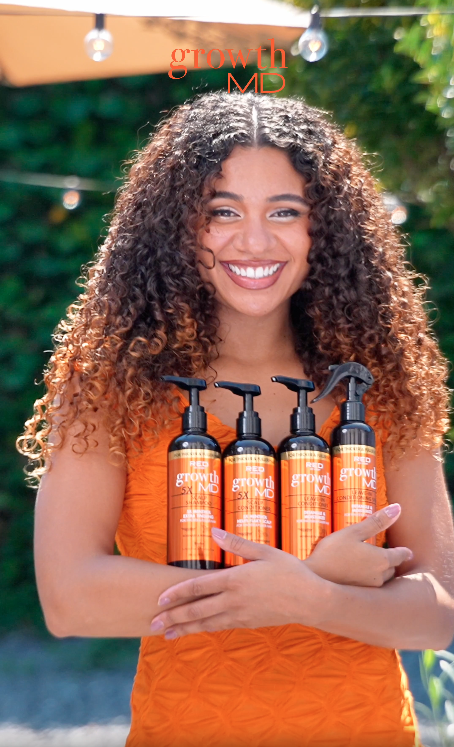 thumbnail video image 2 of RED by Kiss Growth MD Hair Growth Scalp Ampoule, Scalp Strengthening 10X Biotin and Rosemary Oil Infused, Made with 100% Natural Ingredients, USDA Certified Organic Oils, Non-GMO, 2 of 8