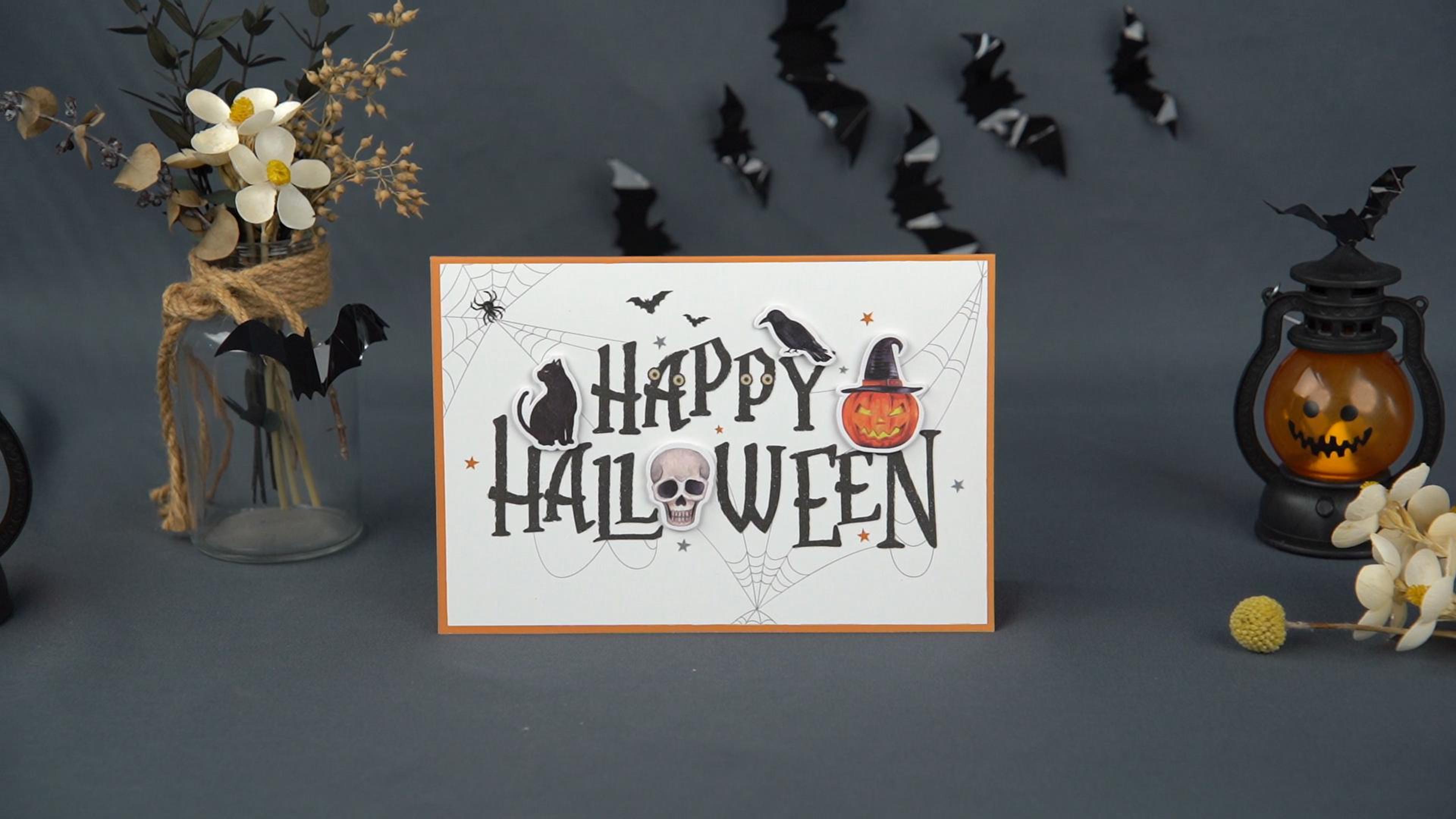 thumbnail video image 2 of WaaHome  Happy Halloween Cards - Halloween Card with Envelope Funny Gift for Kids Adults Him Her Men Women Boys Girls, 2 of 8