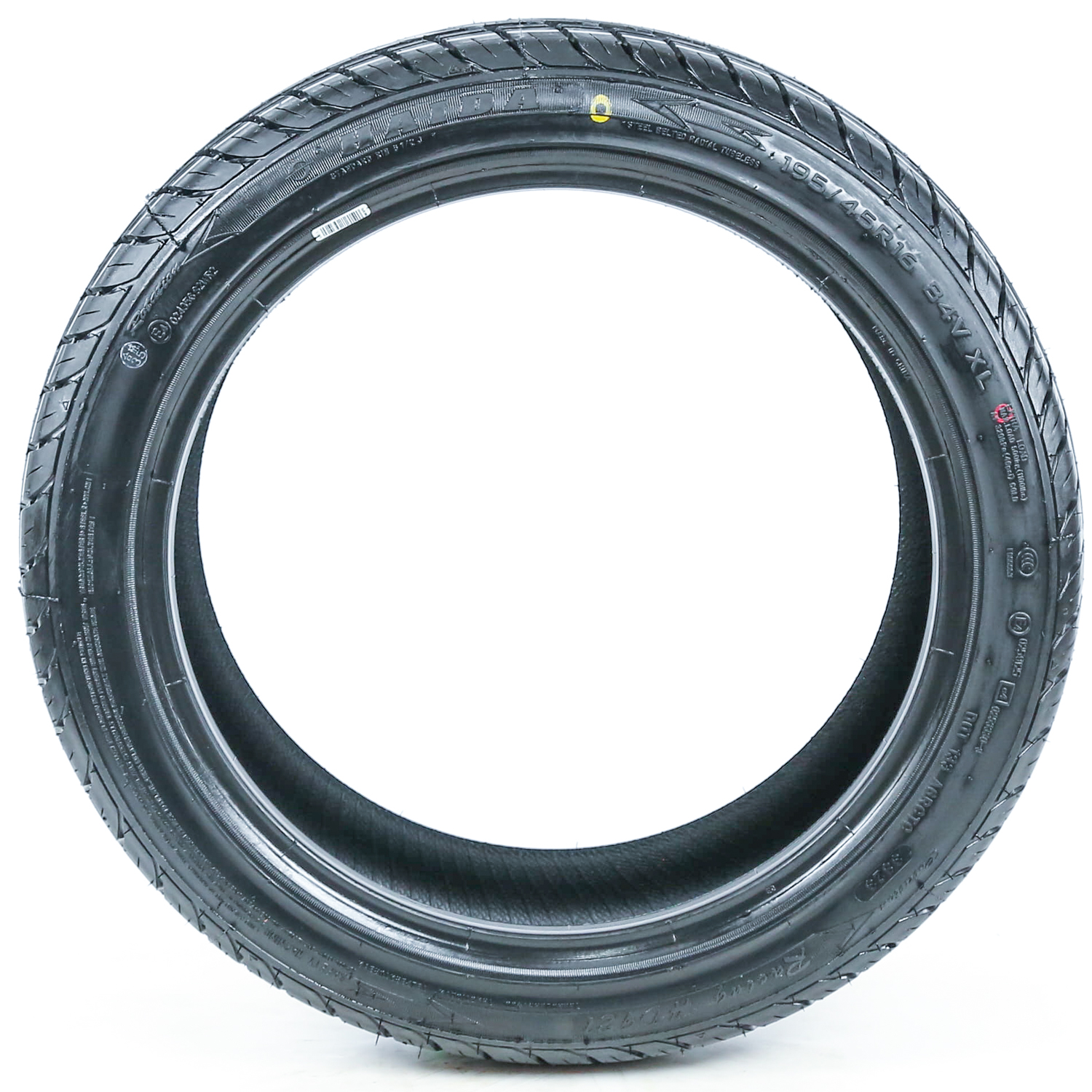 Haida Racing HD921 Performance Tire 195/45R16 84V XL, Fits 2012-18